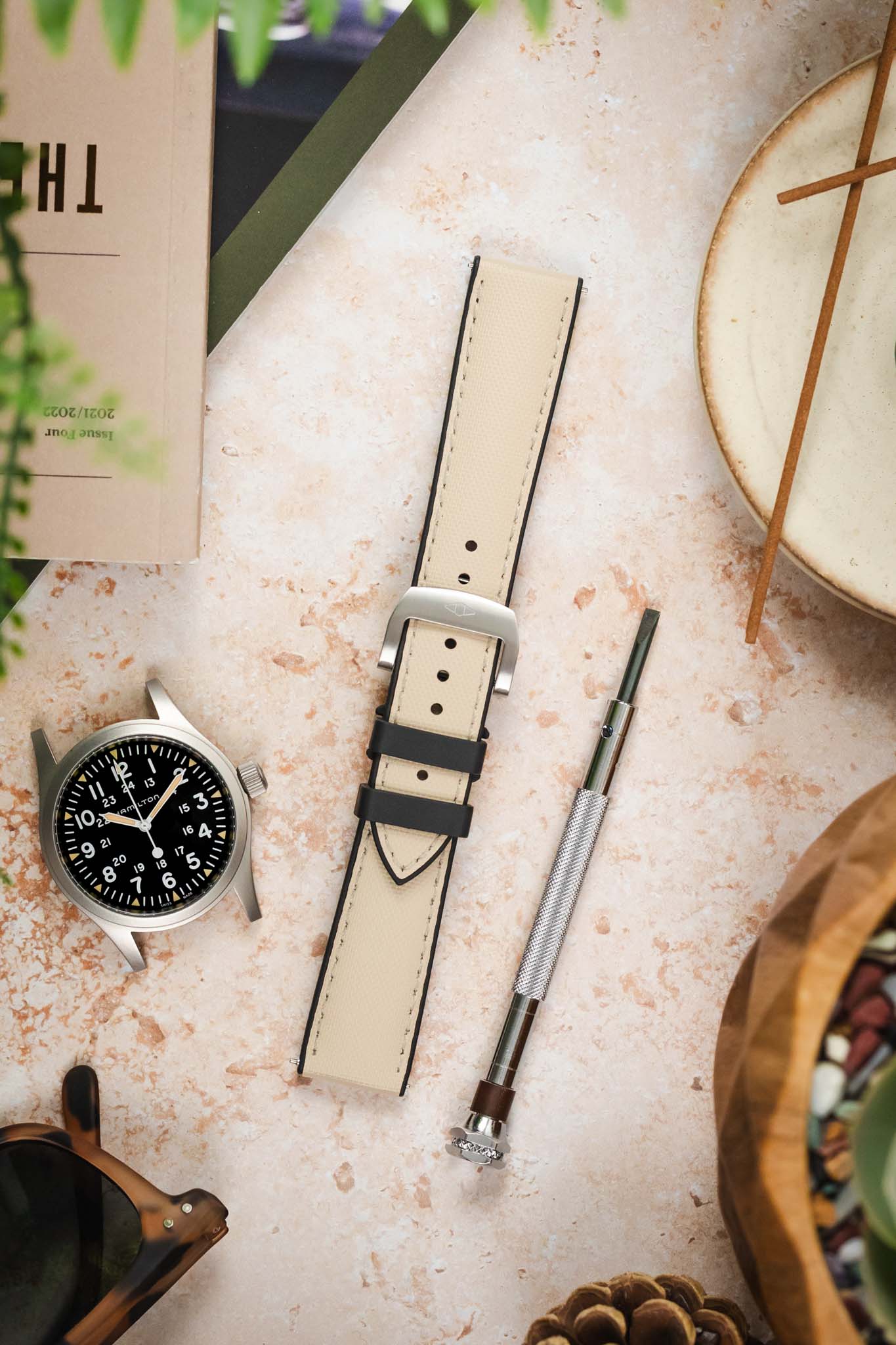 Artem Straps RM Style Deployment Clasp - Brushed - Image 4