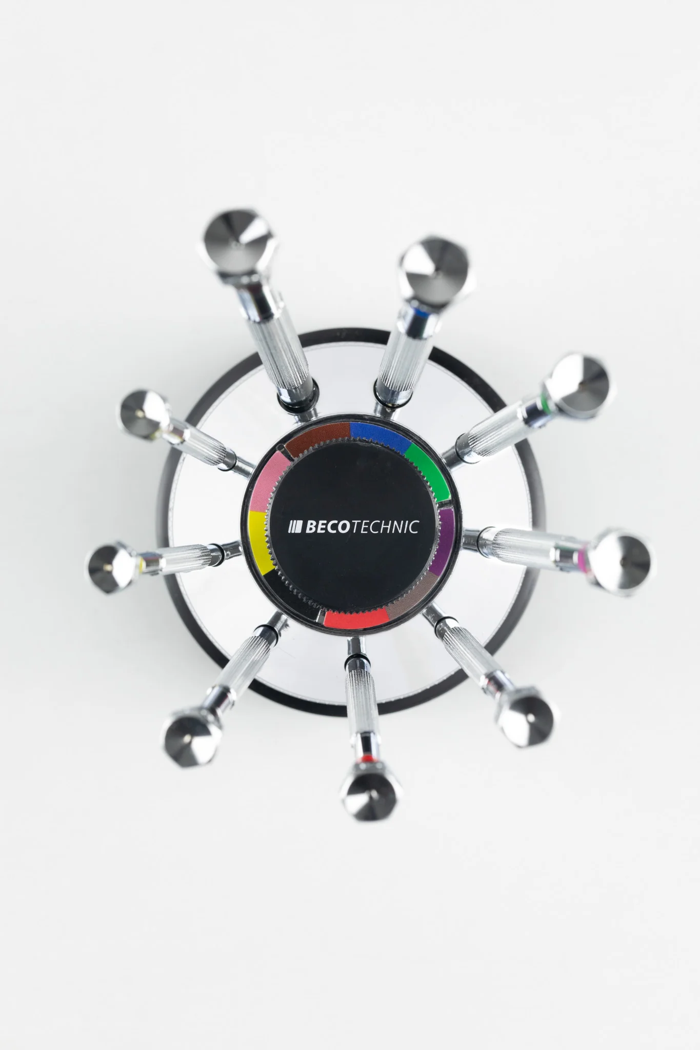 BECO TECHNIC 9 Piece Screwdriver Set with Revolving Stand - Image 4