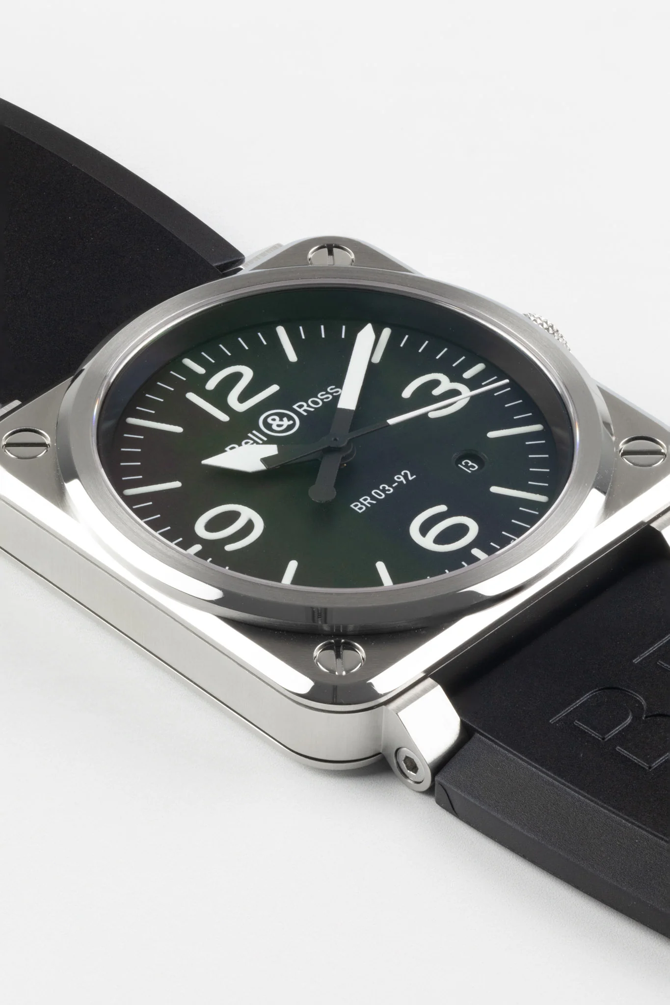BELL & ROSS BR 03-92-BLC Black Steel 42mm Automatic Watch - Black Dial - Image 3