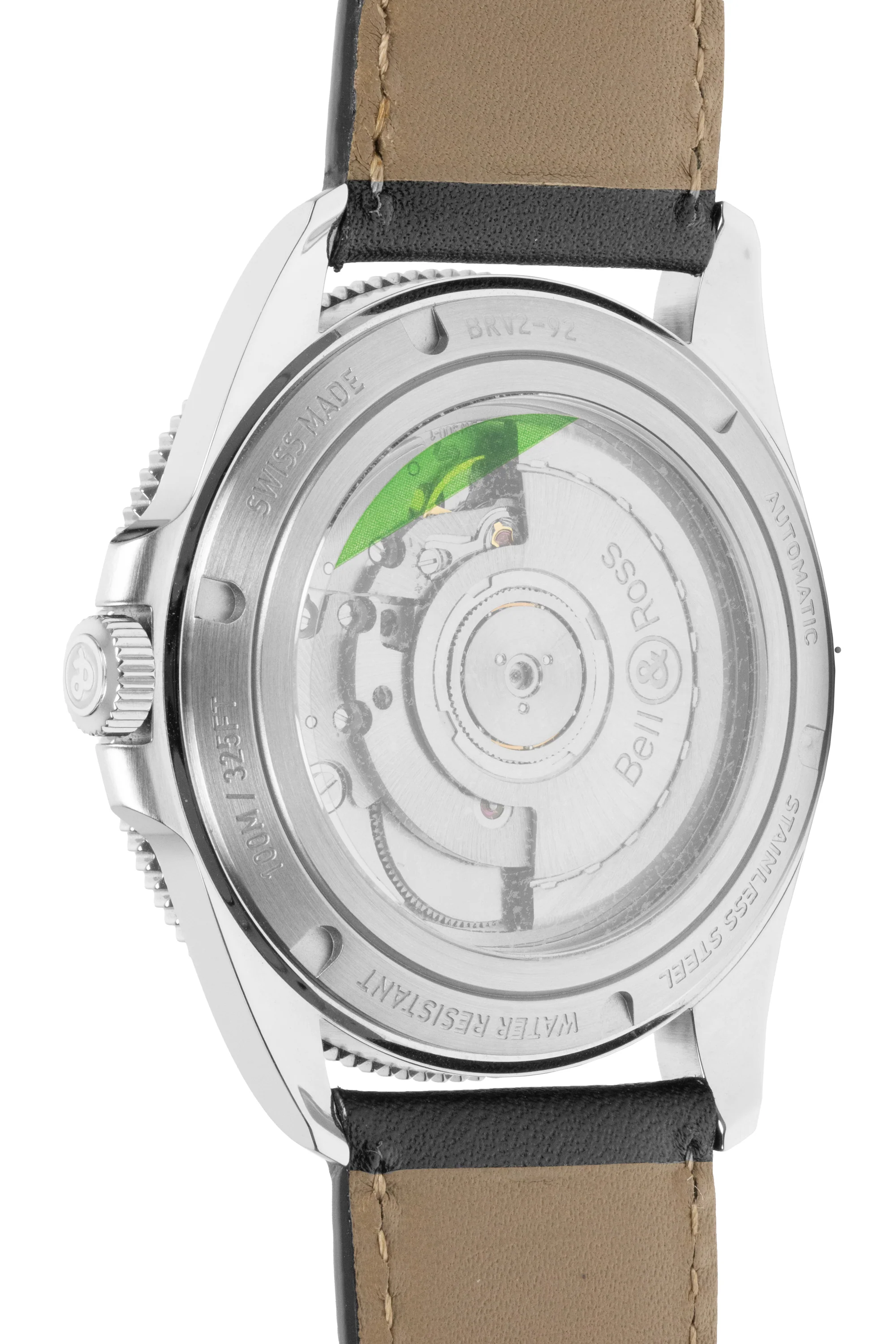 BELL & ROSS BR V2-92 Heritage Black Steel Automatic Watch 41mm - Black Dial - Image 5