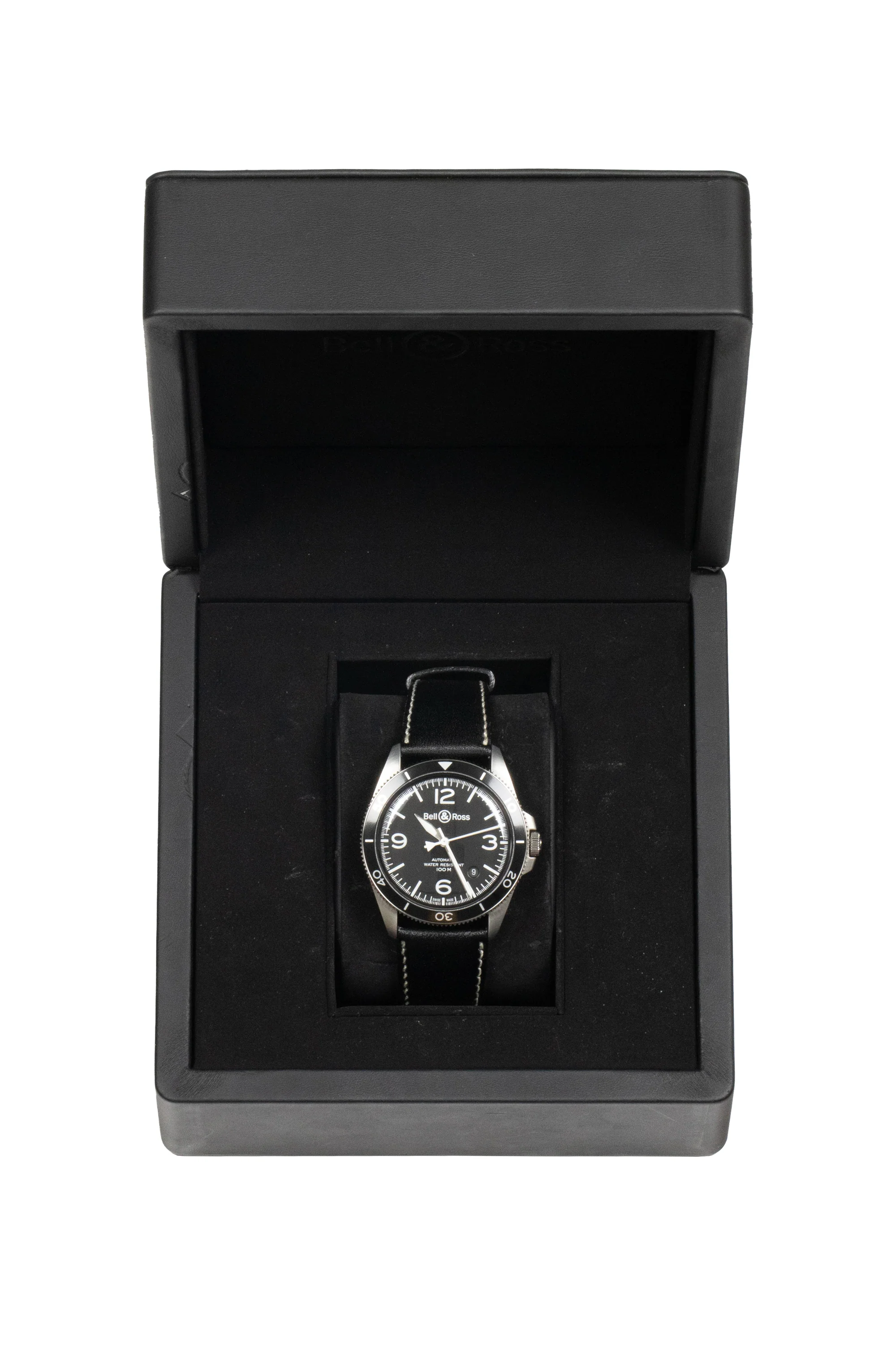 BELL & ROSS BR V2-92 Heritage Black Steel Automatic Watch 41mm - Black Dial - Image 8