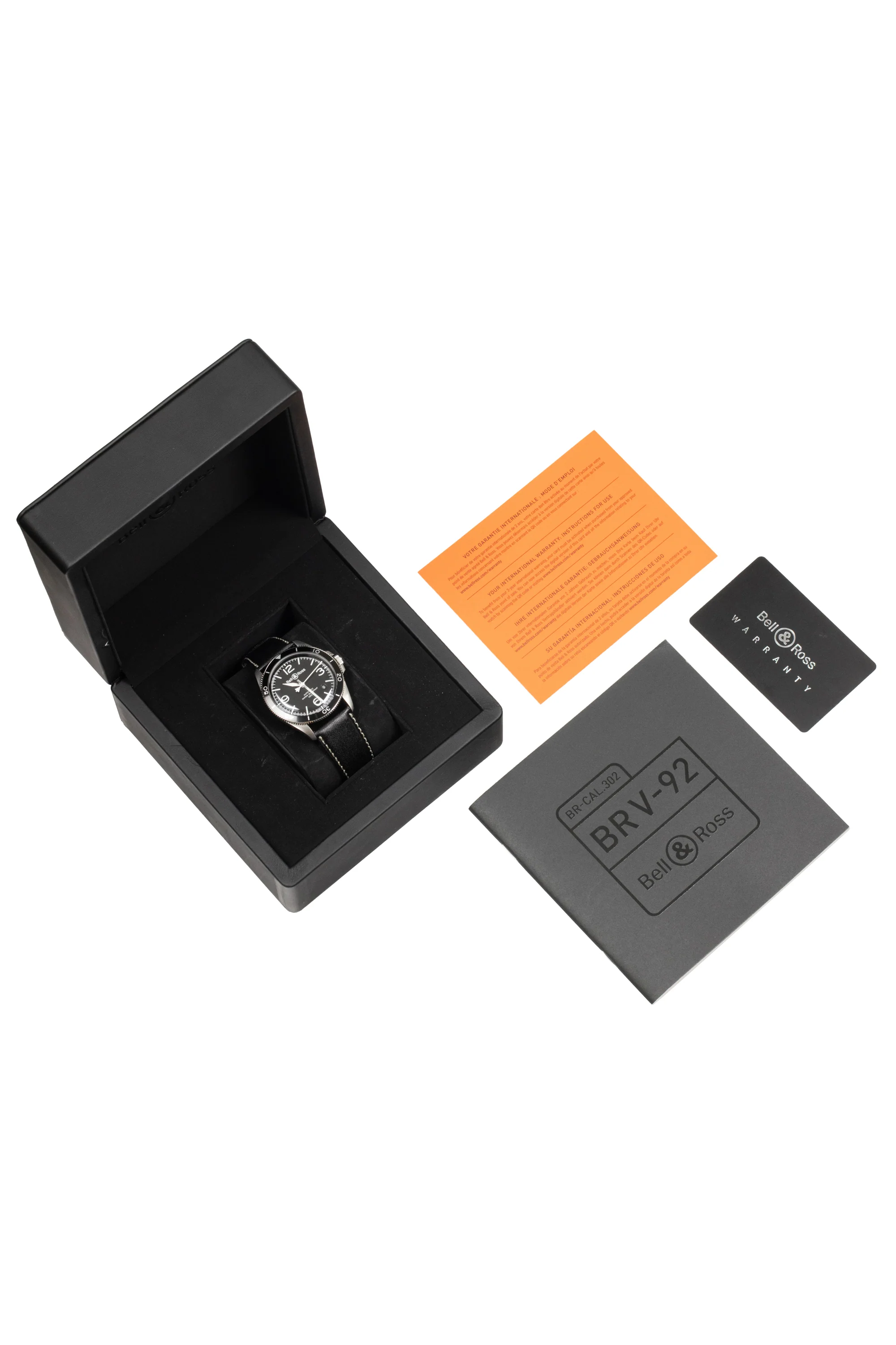 BELL & ROSS BR V2-92 Heritage Black Steel Automatic Watch 41mm - Black Dial - Image 9