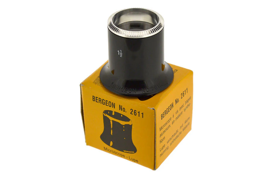 BERGEON Magnifier 6.7x with Screw Ring in BLACK - 2611-1.5 - Image 5