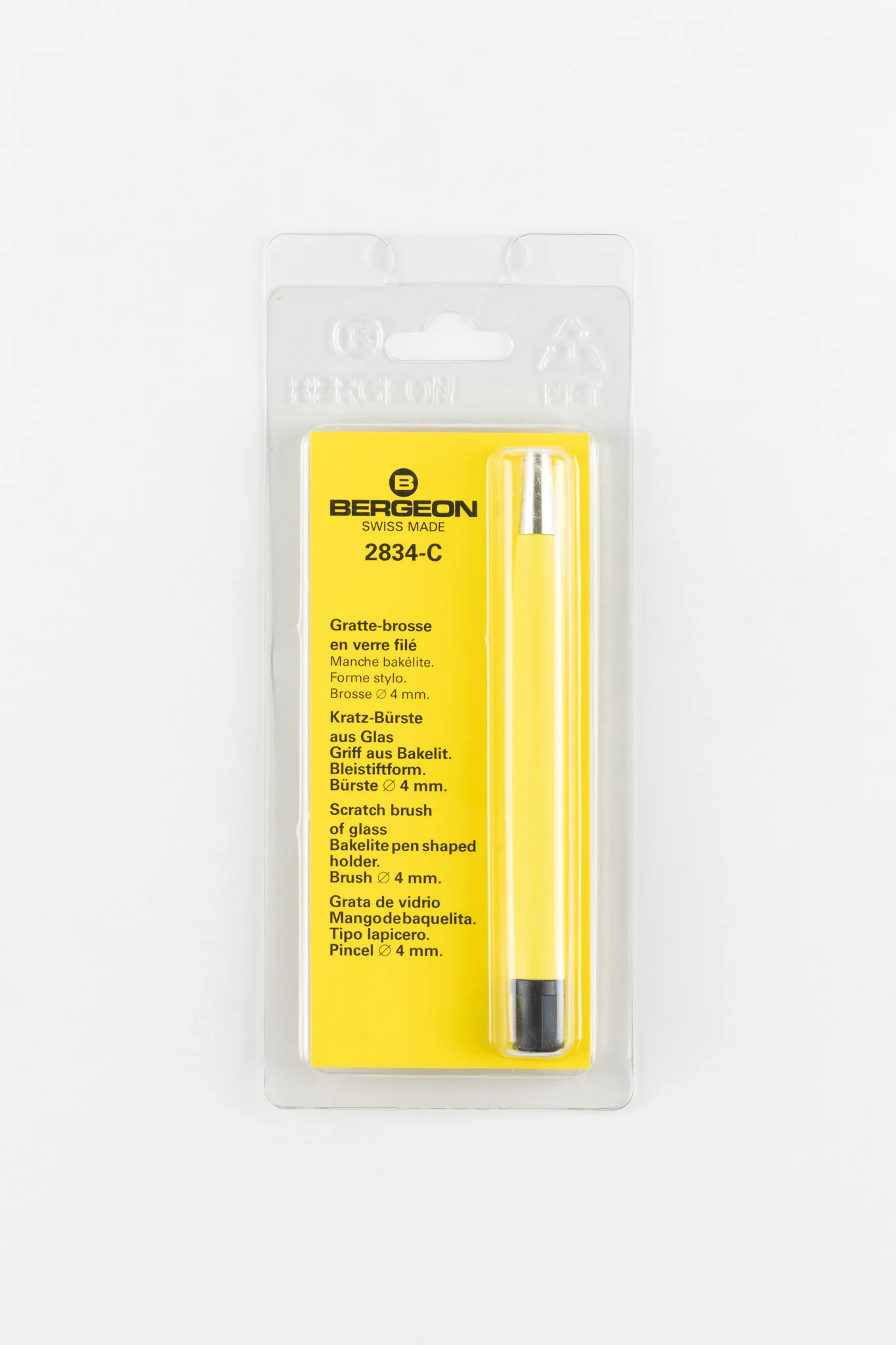 BERGEON Scratch Remover Pen for Brushed Metal - 4mm - 2834-C - Image 2