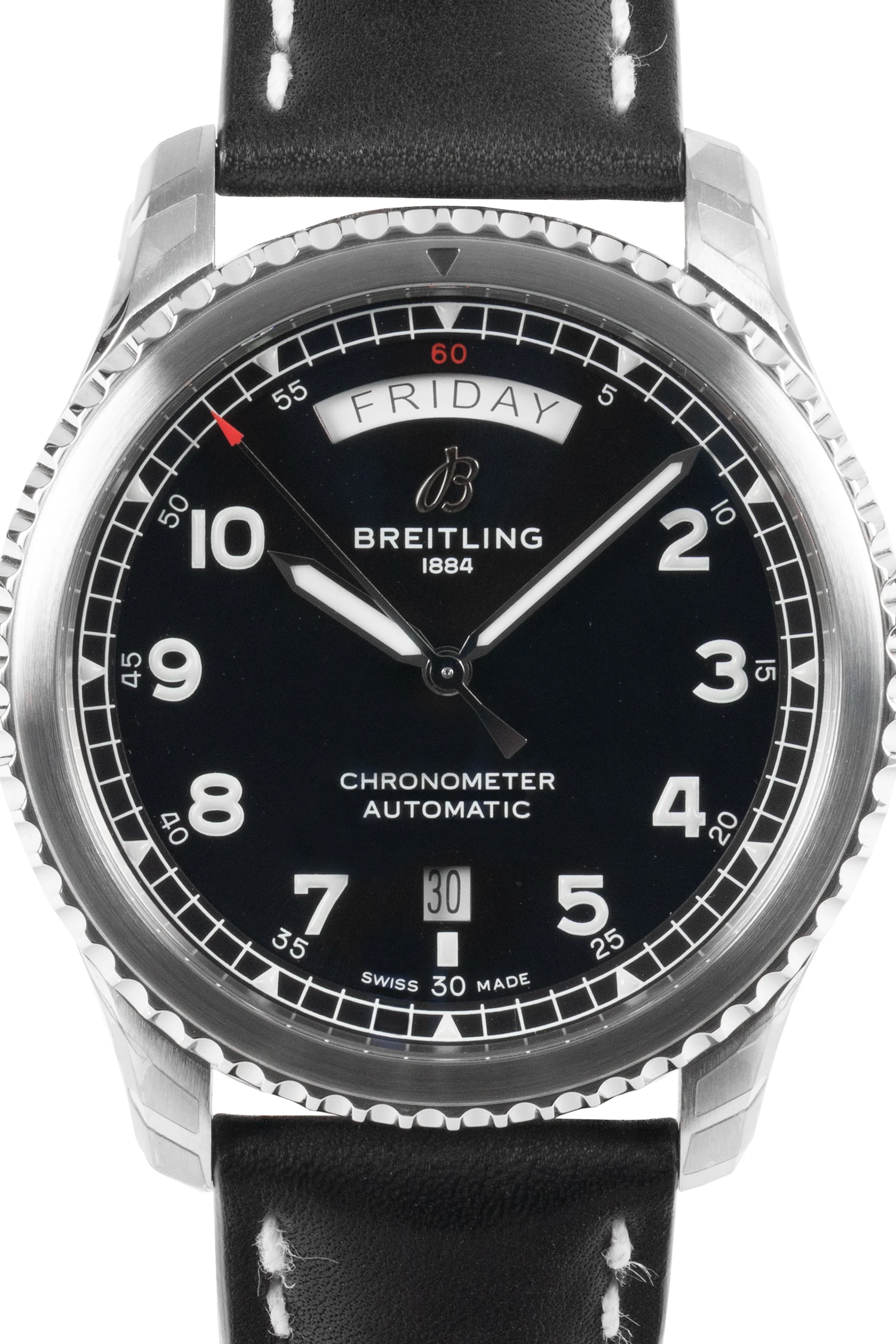 BREITLING A45330101B1X1 Aviator 8 Automatic Day & Date 41 – Black Dial - Image 3