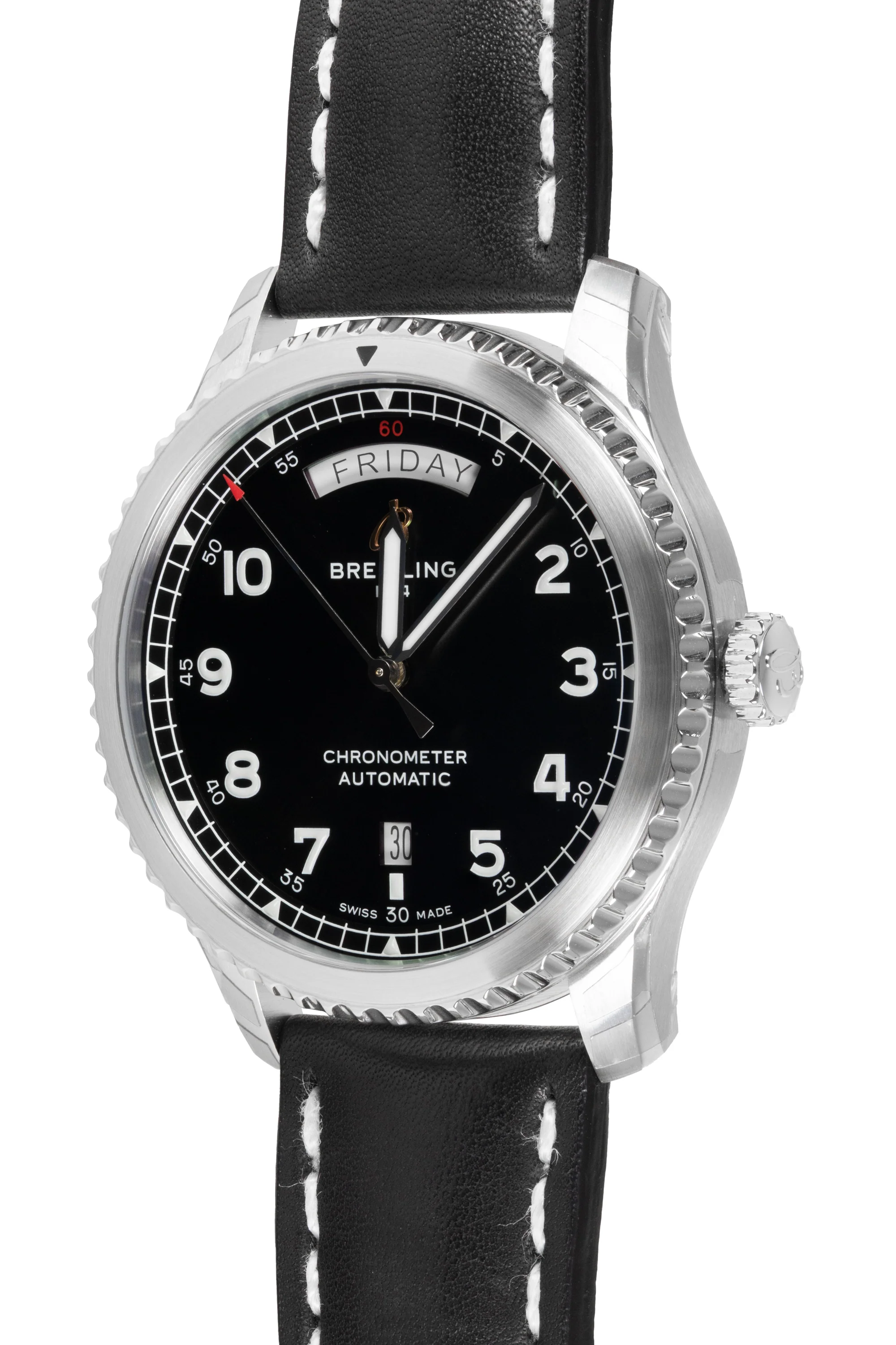 BREITLING A45330101B1X1 Aviator 8 Automatic Day & Date 41 – Black Dial - Image 4