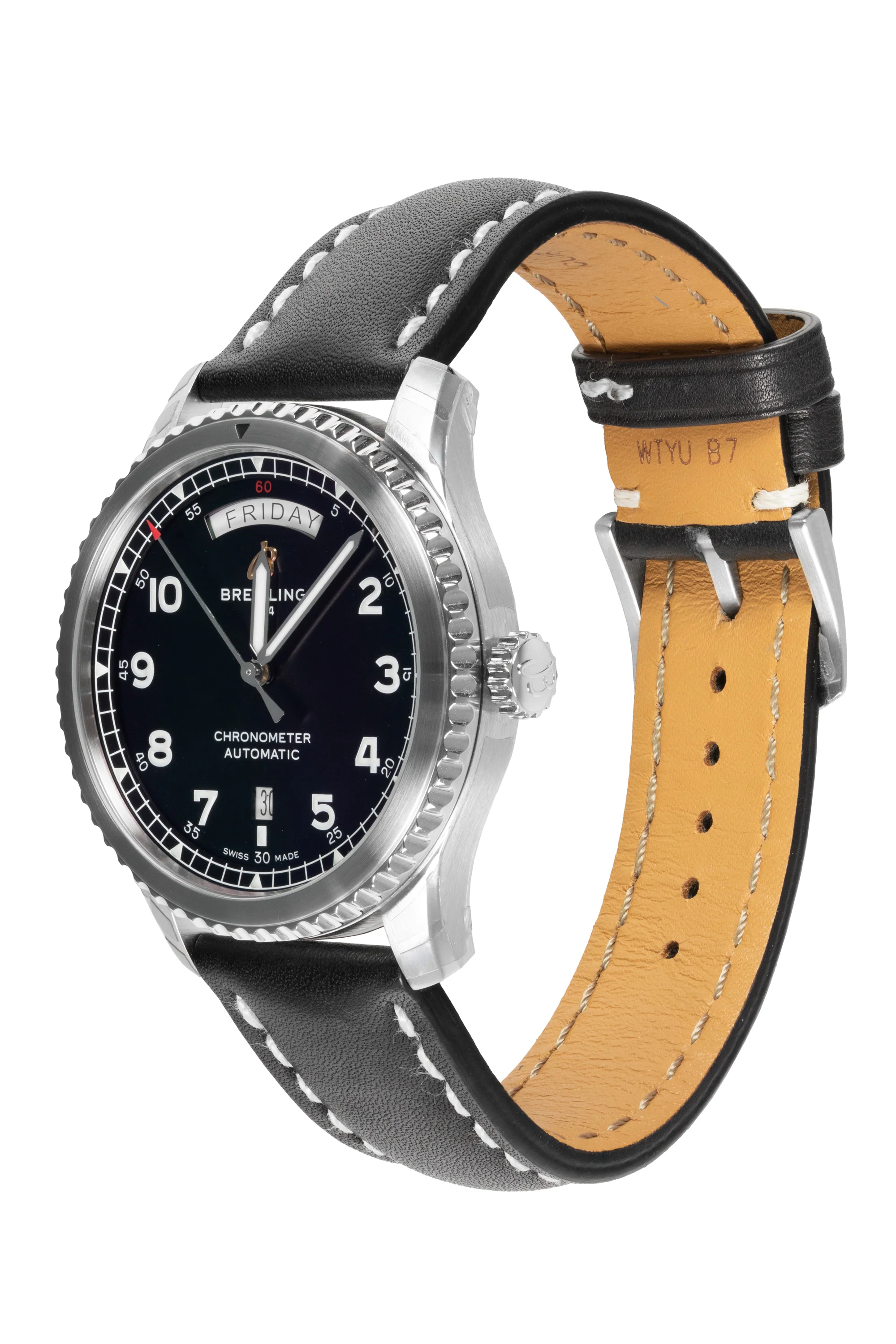 BREITLING A45330101B1X1 Aviator 8 Automatic Day & Date 41 – Black Dial - Image 7