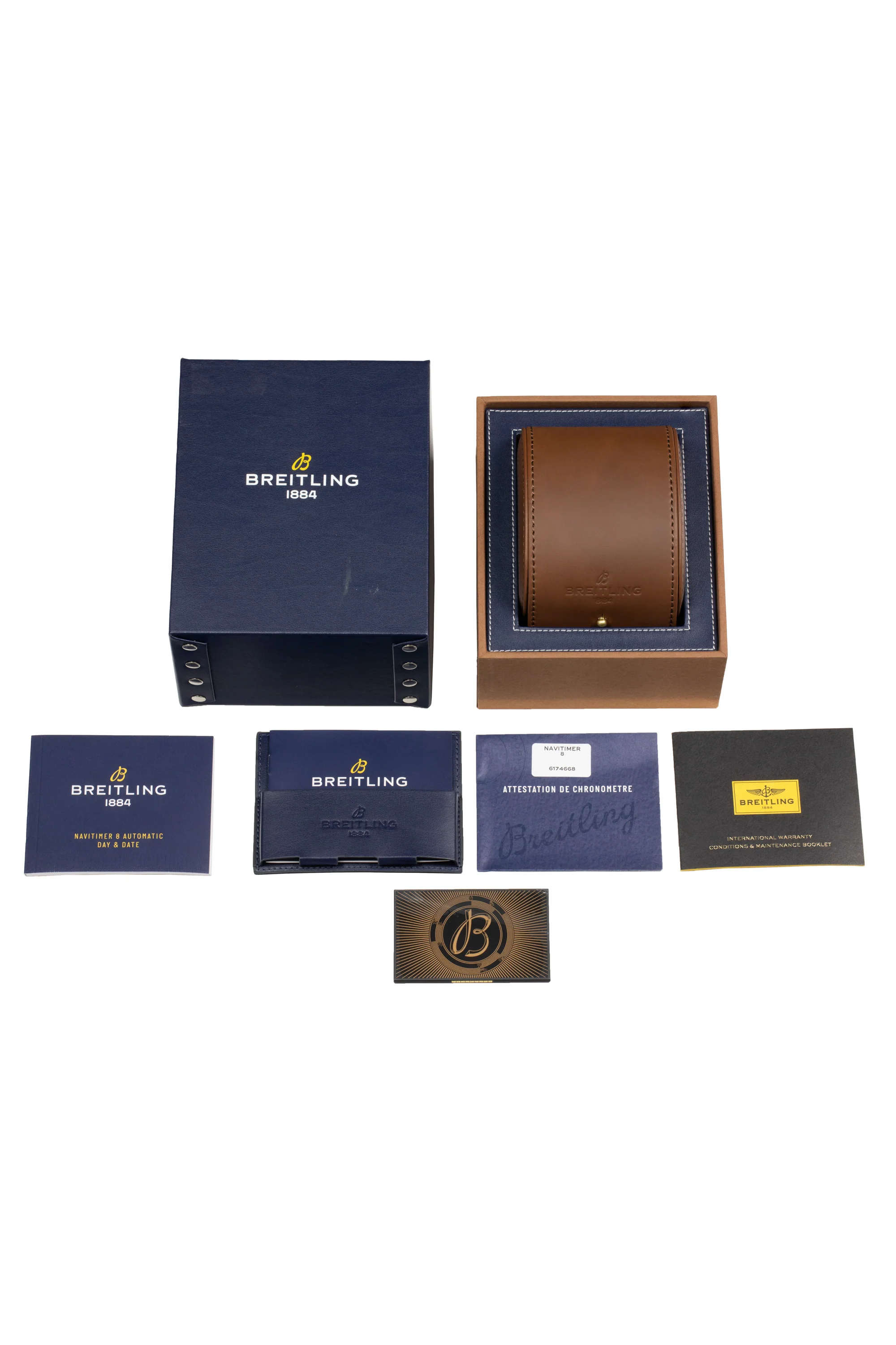 BREITLING A45330101B1X1 Aviator 8 Automatic Day & Date 41 – Black Dial - Image 9