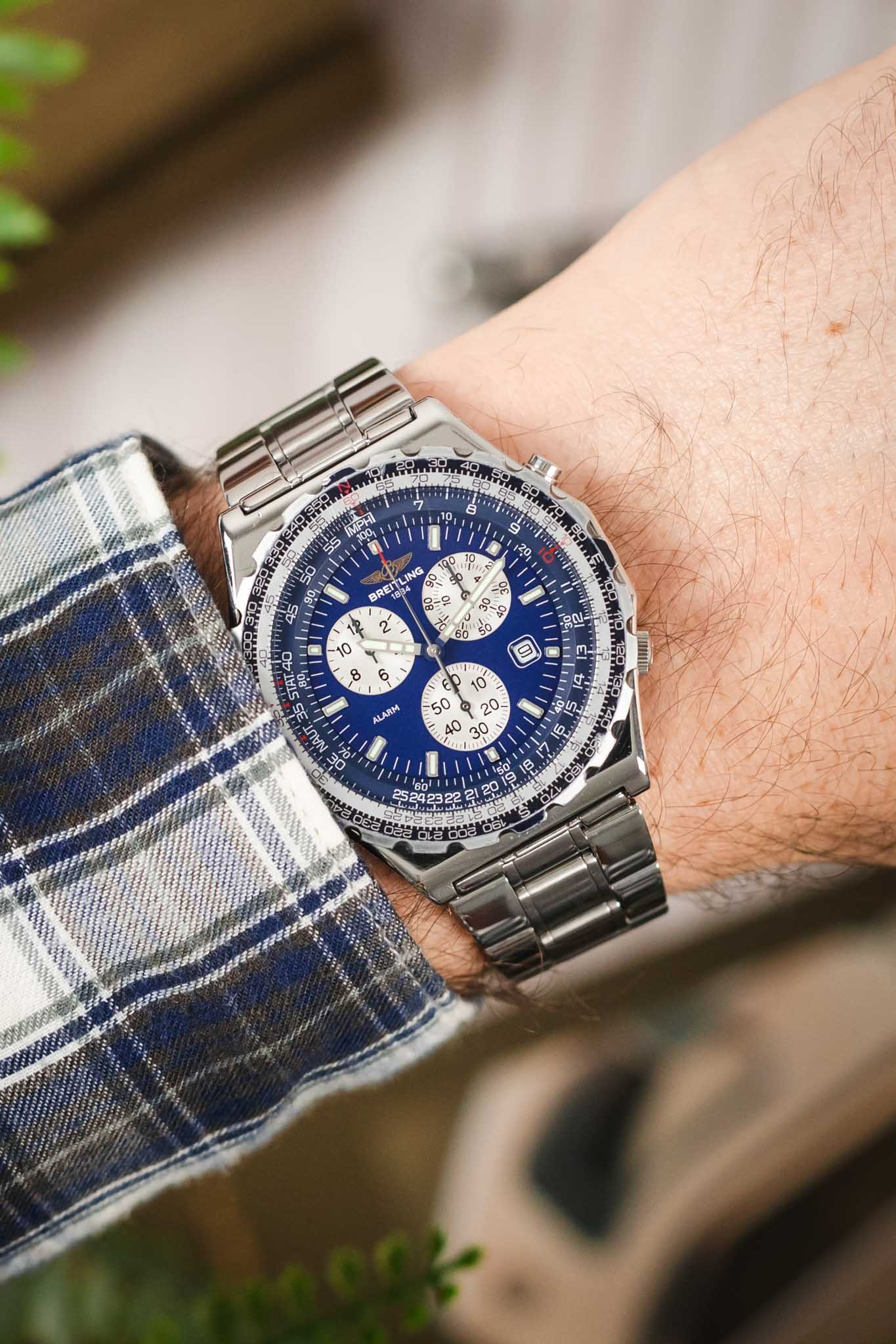 BREITLING Jupiter Pilot Watch - Blue Dial - Image 2