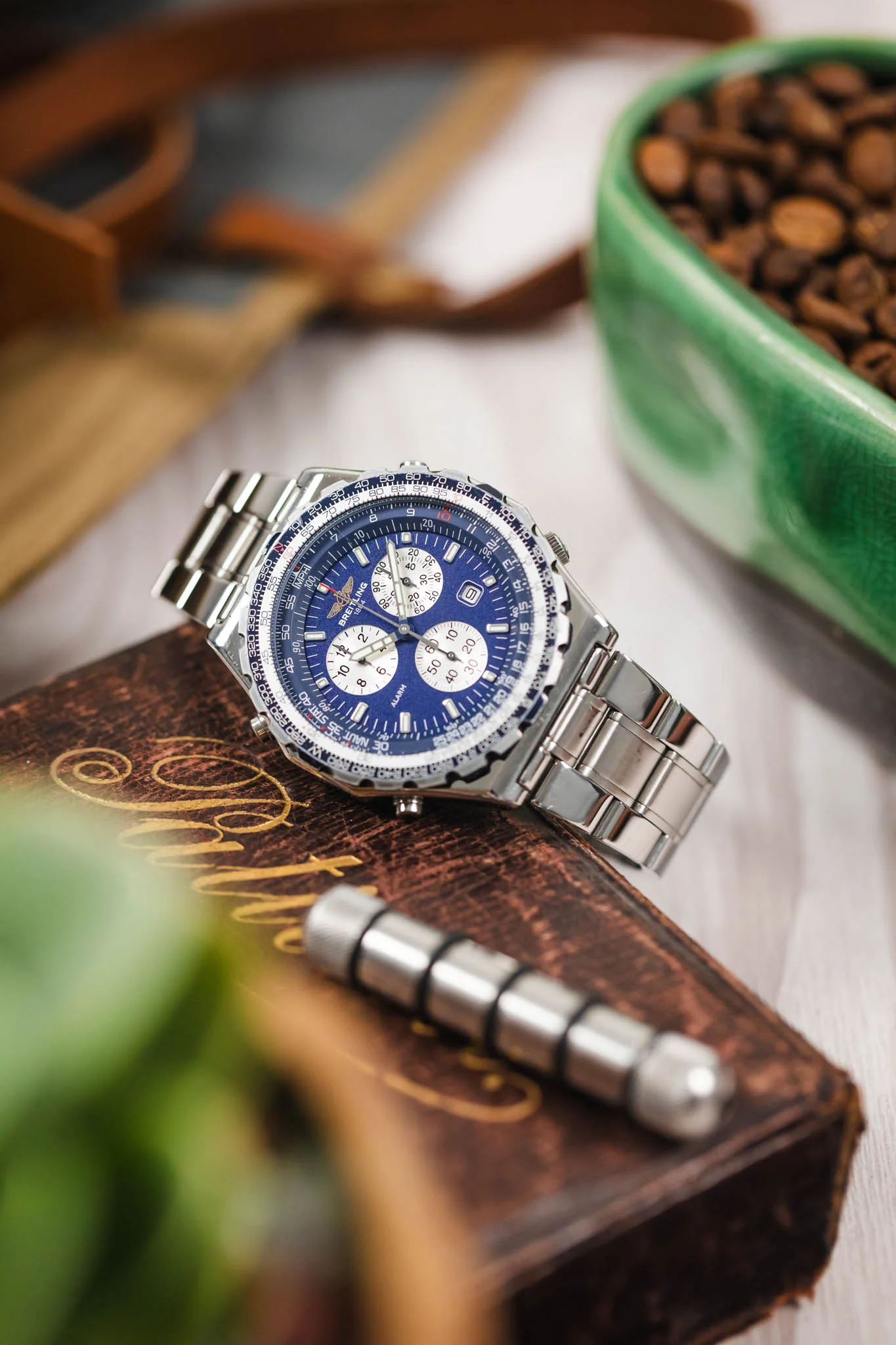 BREITLING Jupiter Pilot Watch - Blue Dial - Image 4