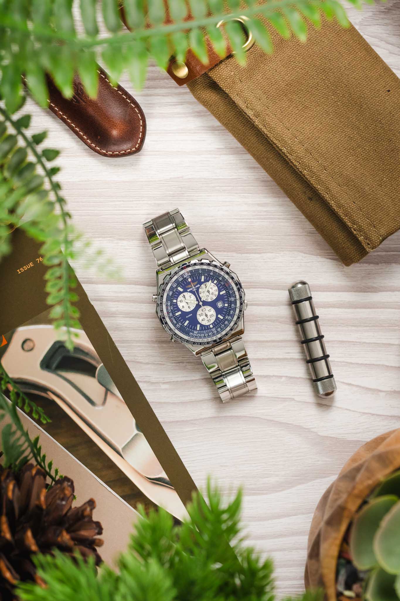 BREITLING Jupiter Pilot Watch - Blue Dial - Image 8