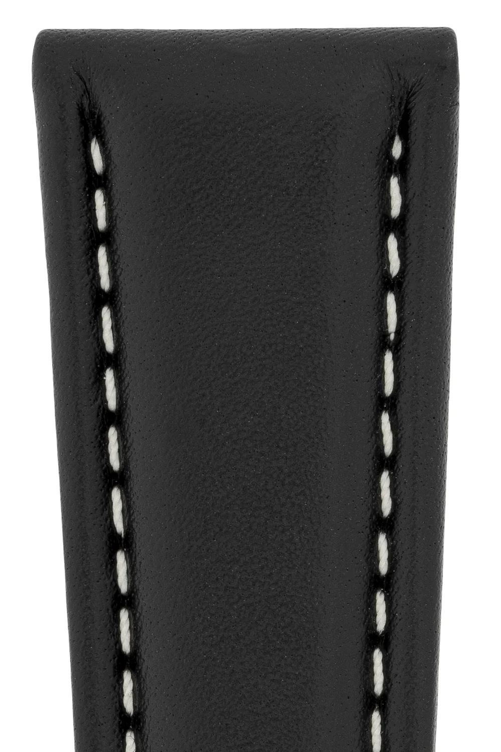 Breitling-Style Calf Deployment Watch Strap in BLACK - Image 2