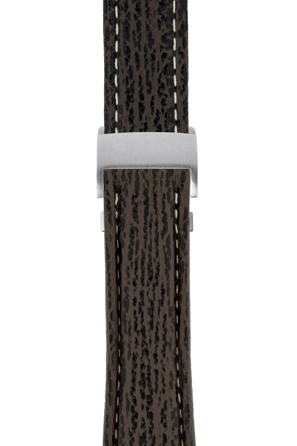 Breitling-Style Shark Deployment Watch Strap in BROWN - Image 6
