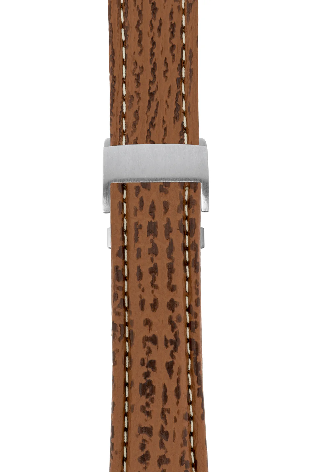 Breitling-Style Shark Deployment Watch Strap in HONEY BROWN - Image 6