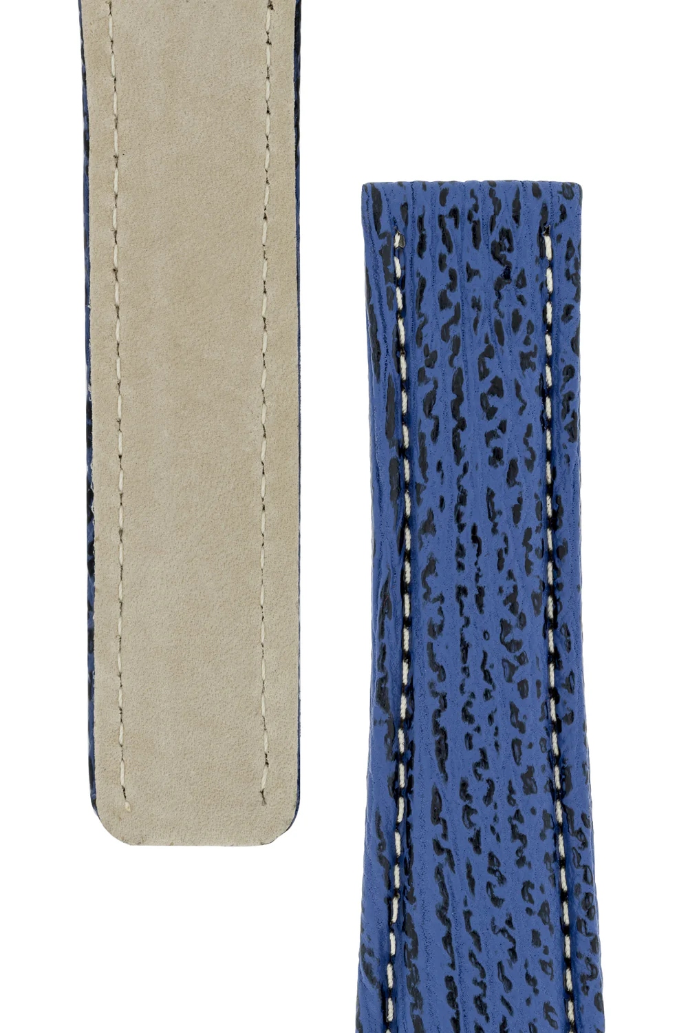 Breitling-Style Shark Deployment Watch Strap in NIGHT BLUE - Image 4