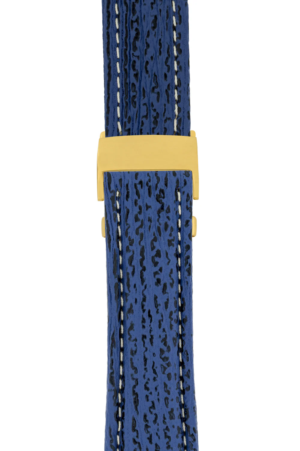 Breitling-Style Shark Deployment Watch Strap in NIGHT BLUE - Image 7