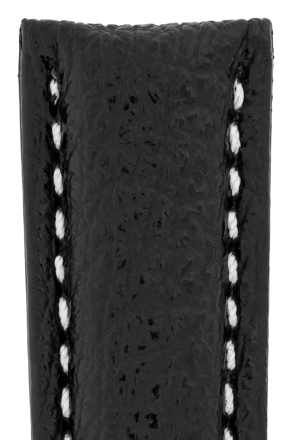 Breitling-Style Shark Watch Strap and Buckle in BLACK - Image 2