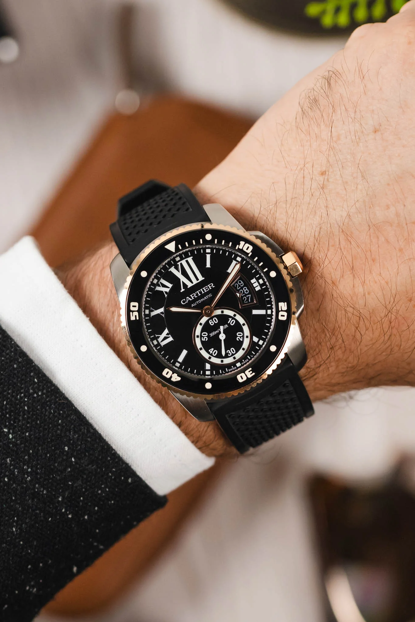 Cartier Calibre de Cartier - Black , Gold - Image 2