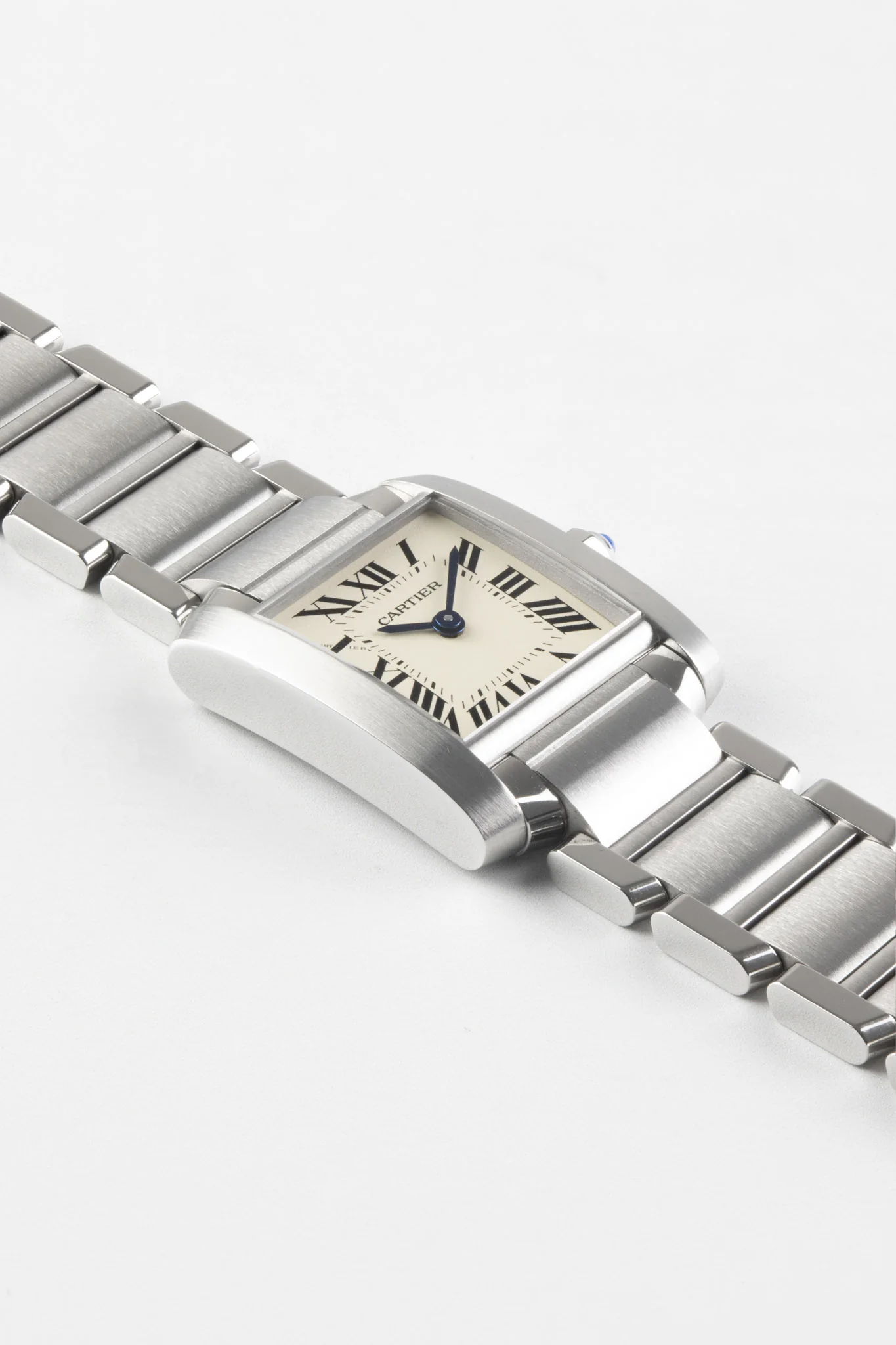 CARTIER W51008Q3 Tank Française 25mm × 20mm Quartz Watch - White Dial - Image 3