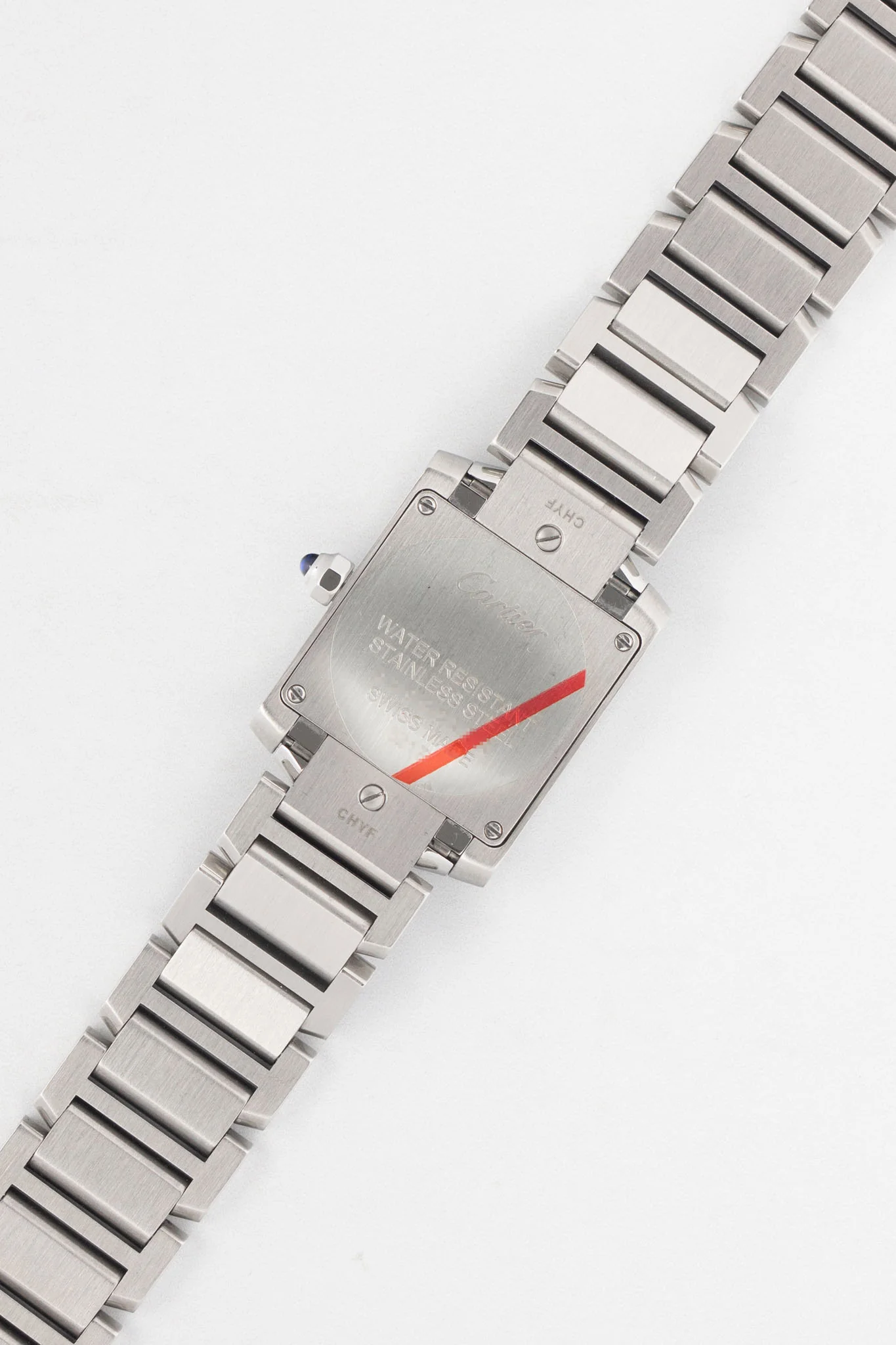 CARTIER W51008Q3 Tank Française 25mm × 20mm Quartz Watch - White Dial - Image 7