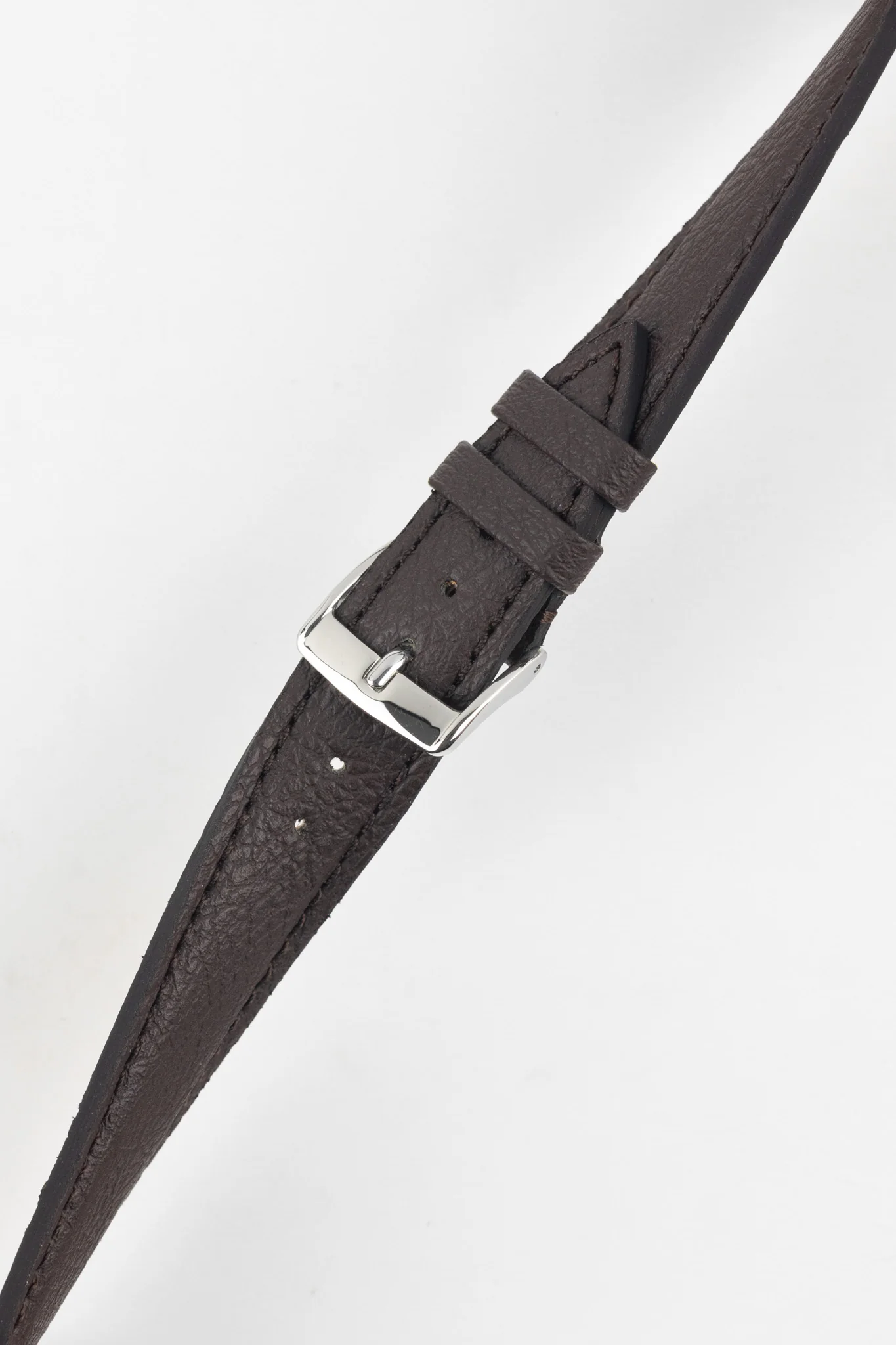 Classic Apple Fibre Watch Strap in Grained Chocolate Brown - Image 5