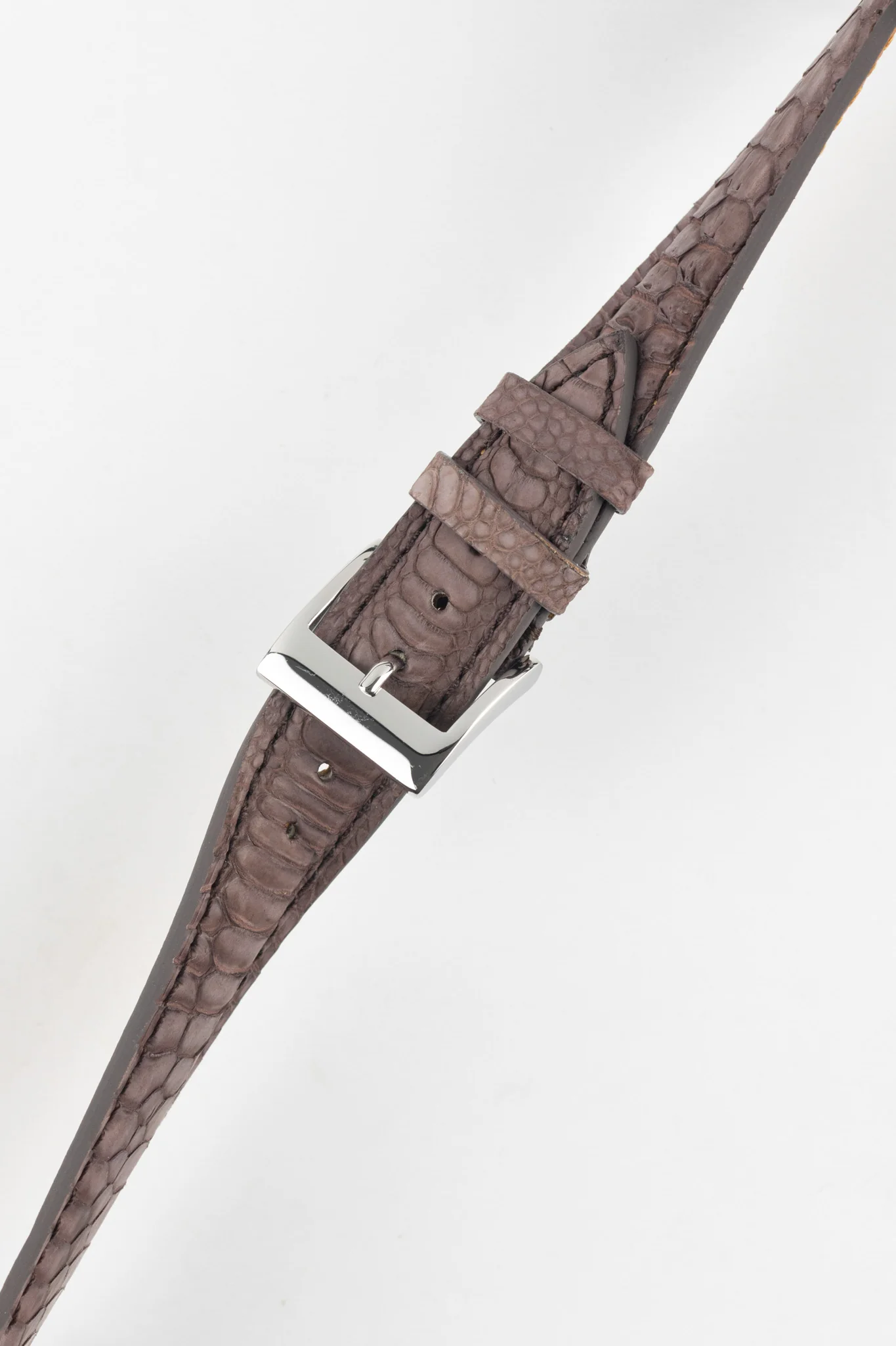 Classic Gallo Leather Watch Strap in Matte Vintage Brown - Image 5