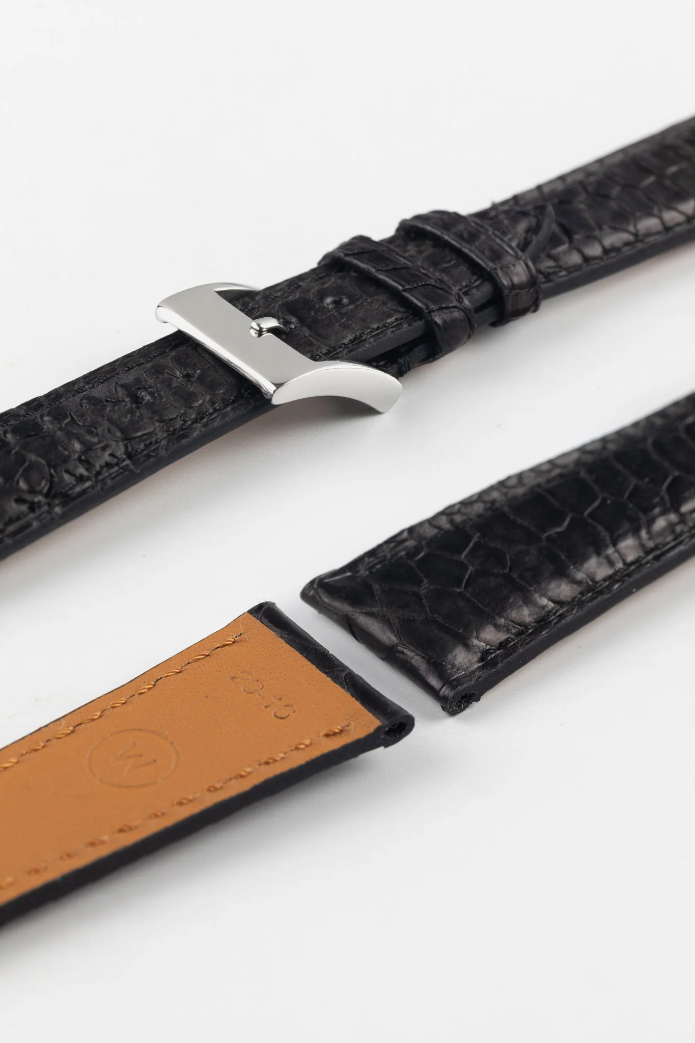 Classic Gallo Watch Strap in Matte Black - Image 7