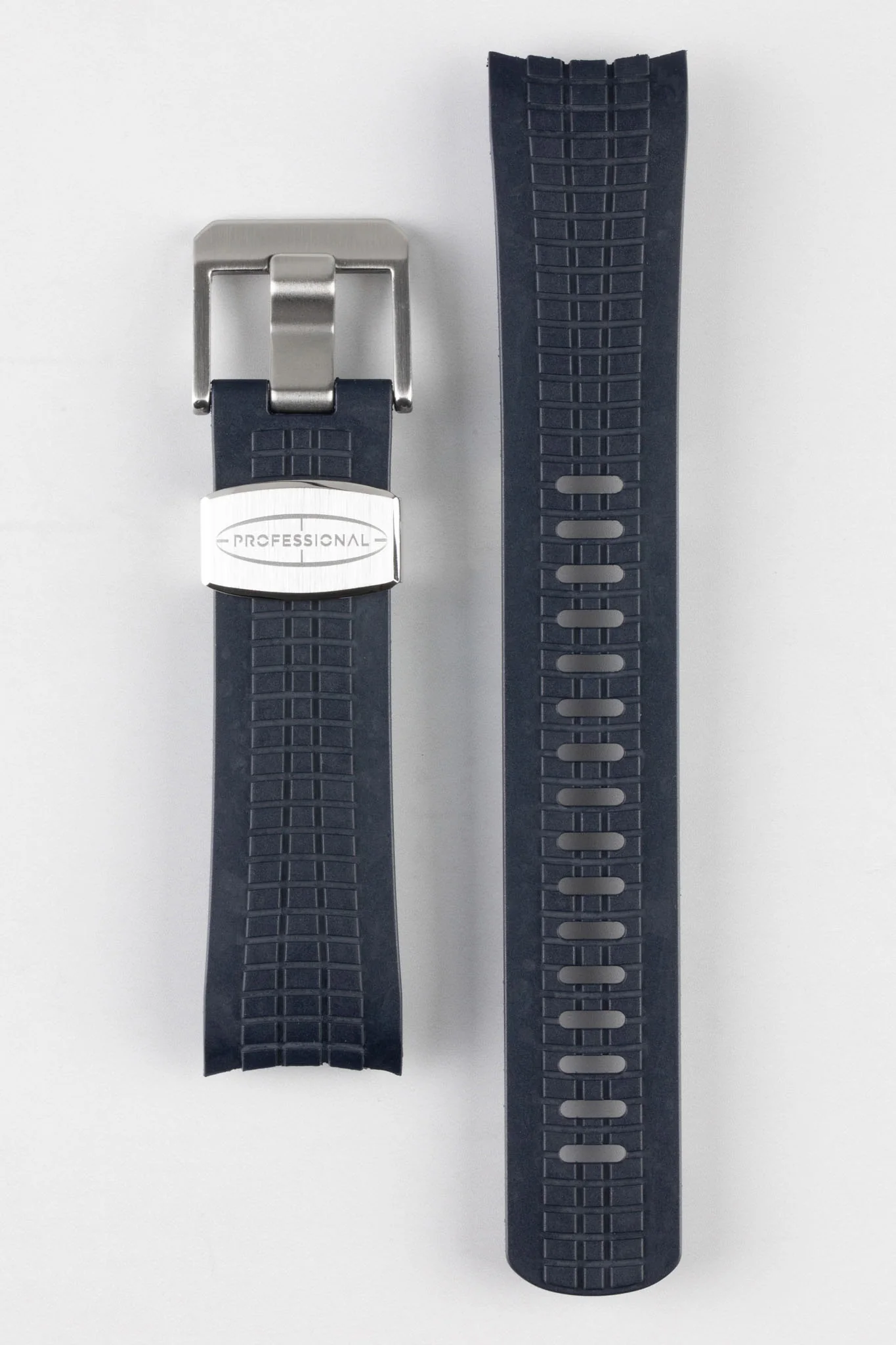 CRAFTER BLUE CB11 'Aquanaut' Rubber Watch Strap for Seiko 5 Sports Series – DARK BLUE - Image 6