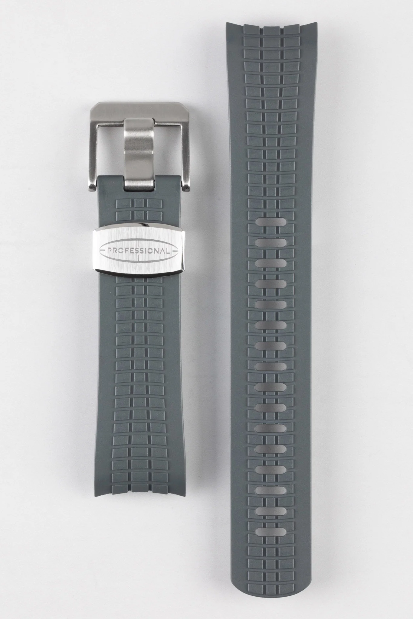 CRAFTER BLUE CB11 'Aquanaut' Rubber Watch Strap for Seiko 5 Sports Series – GREY - Image 6
