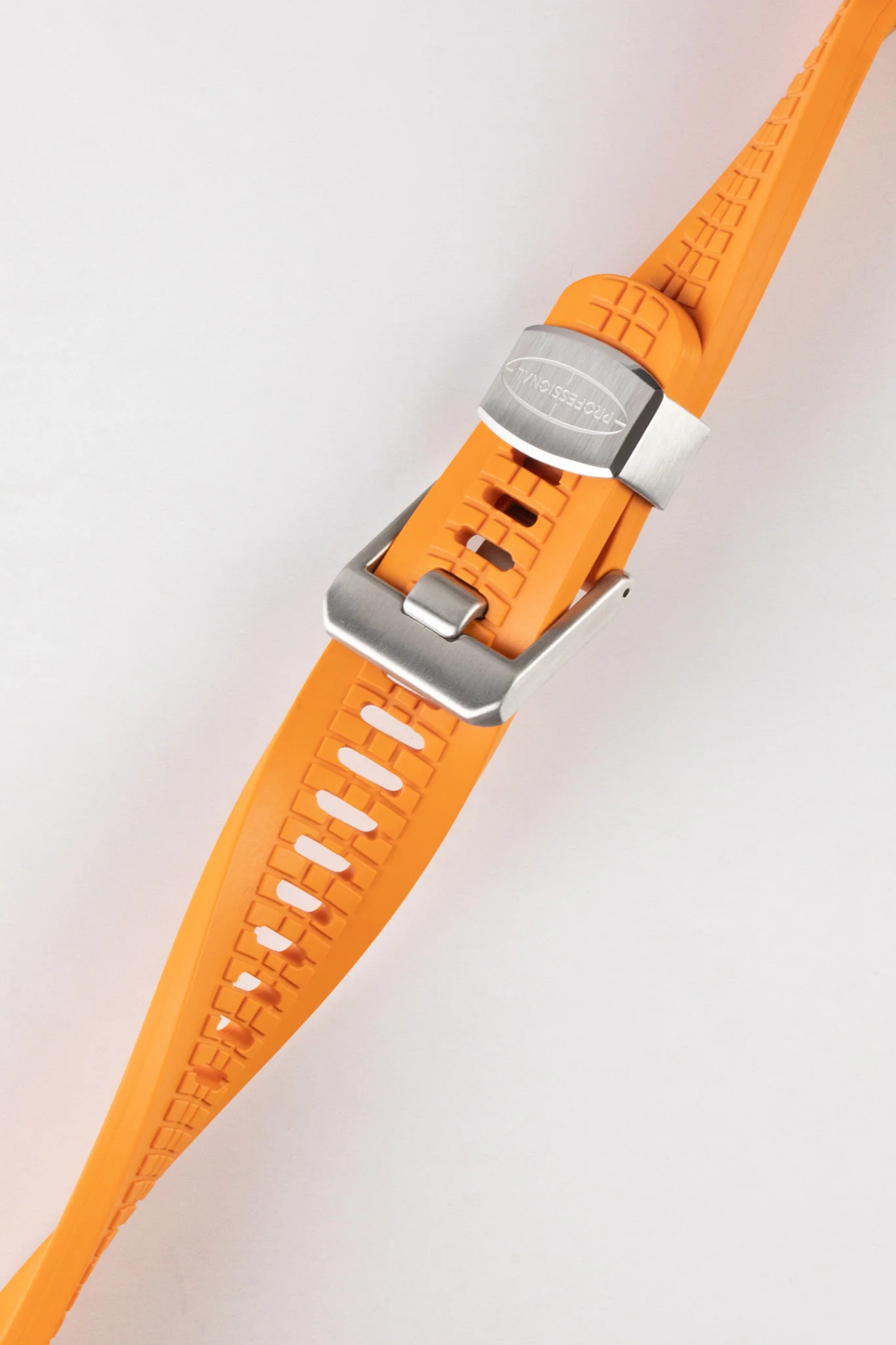 CRAFTER BLUE CB11 'Aquanaut' Rubber Watch Strap for Seiko 5 Sports Series – ORANGE - Image 3