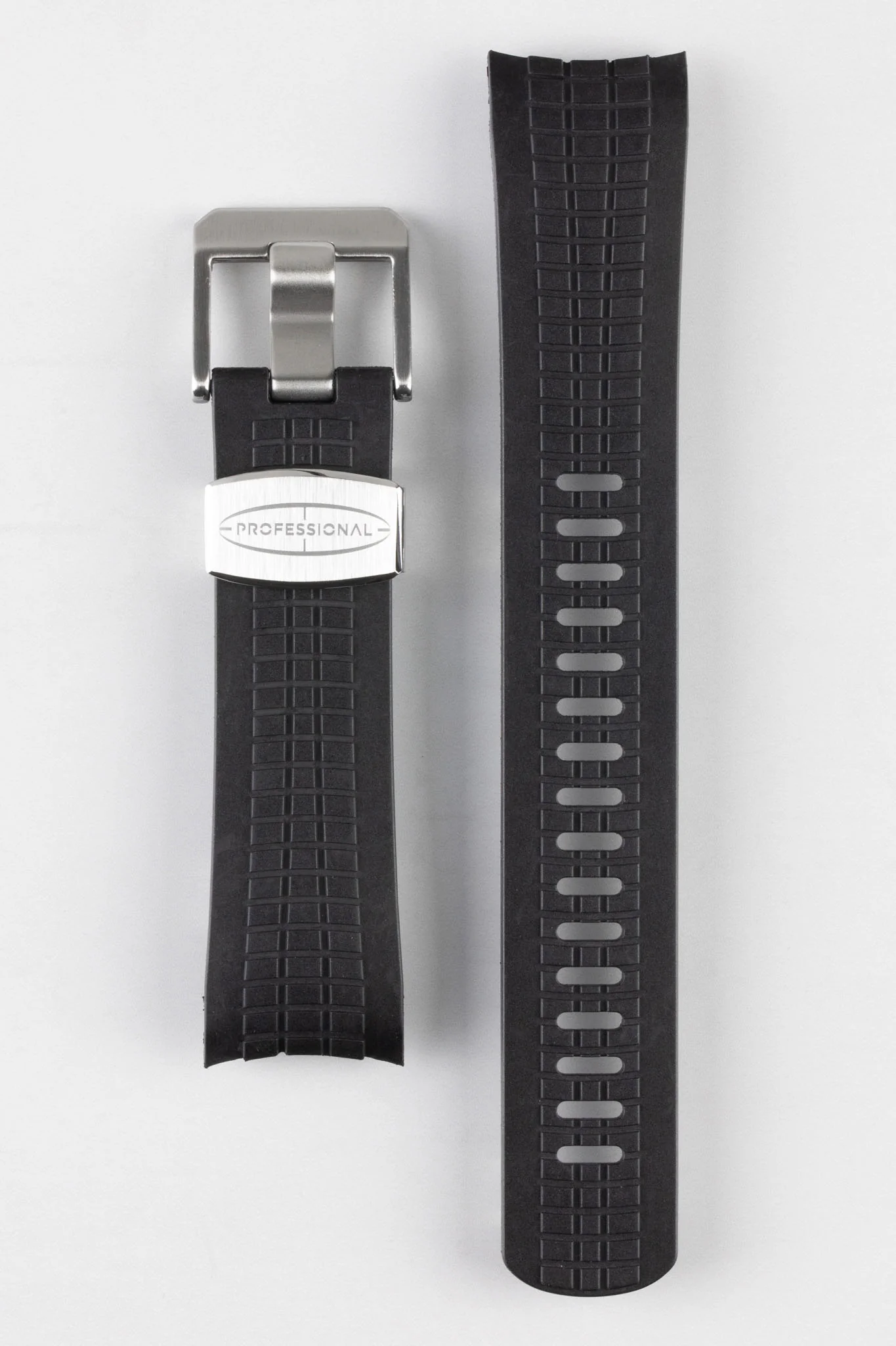 CRAFTER BLUE CB11 'Aquanaut' Rubber Watch Strap for Seiko SKX Series – BLACK - Image 9