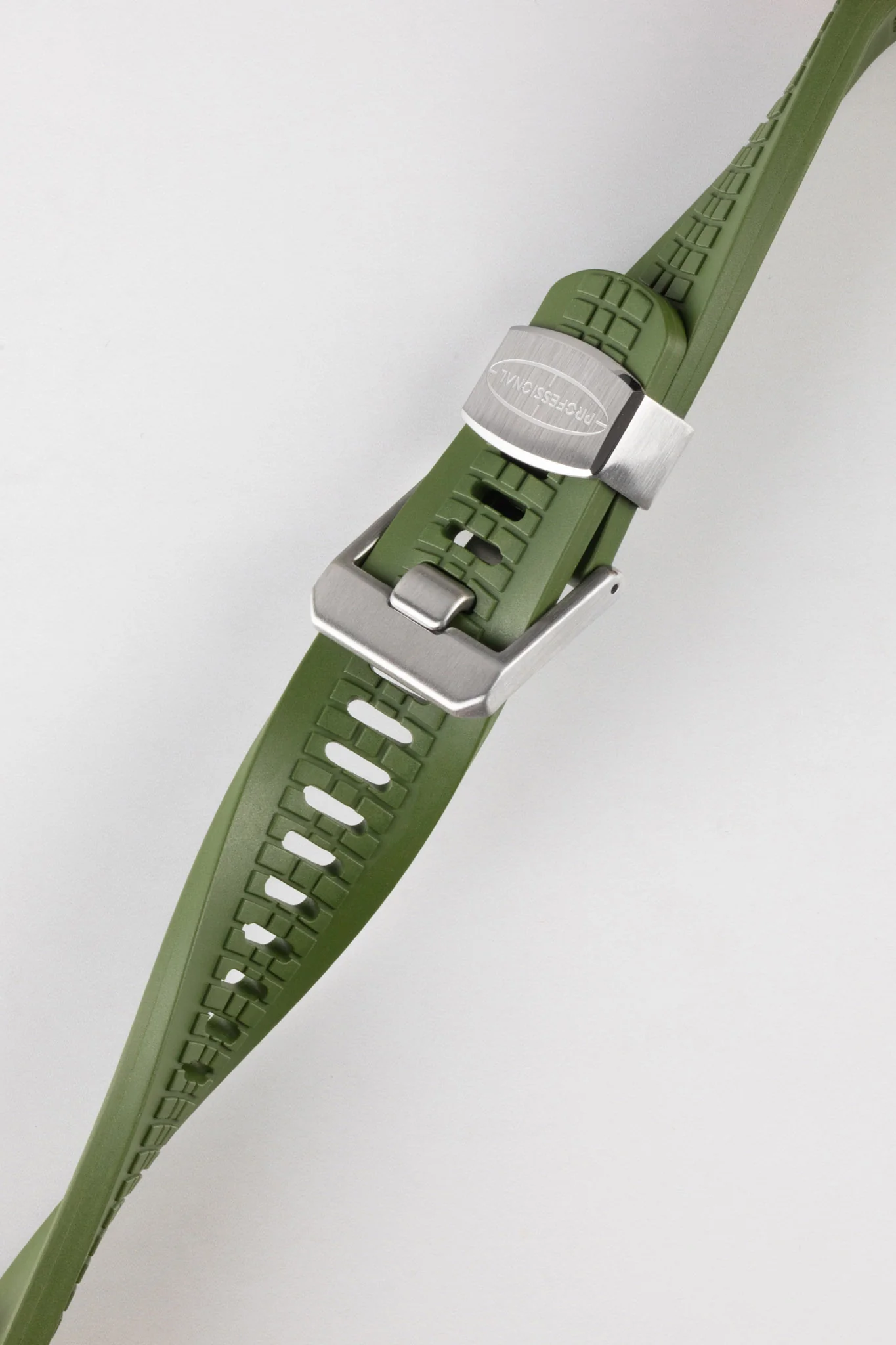 CRAFTER BLUE CB11 'Aquanaut' Rubber Watch Strap for Seiko SKX Series – GREEN - Image 5