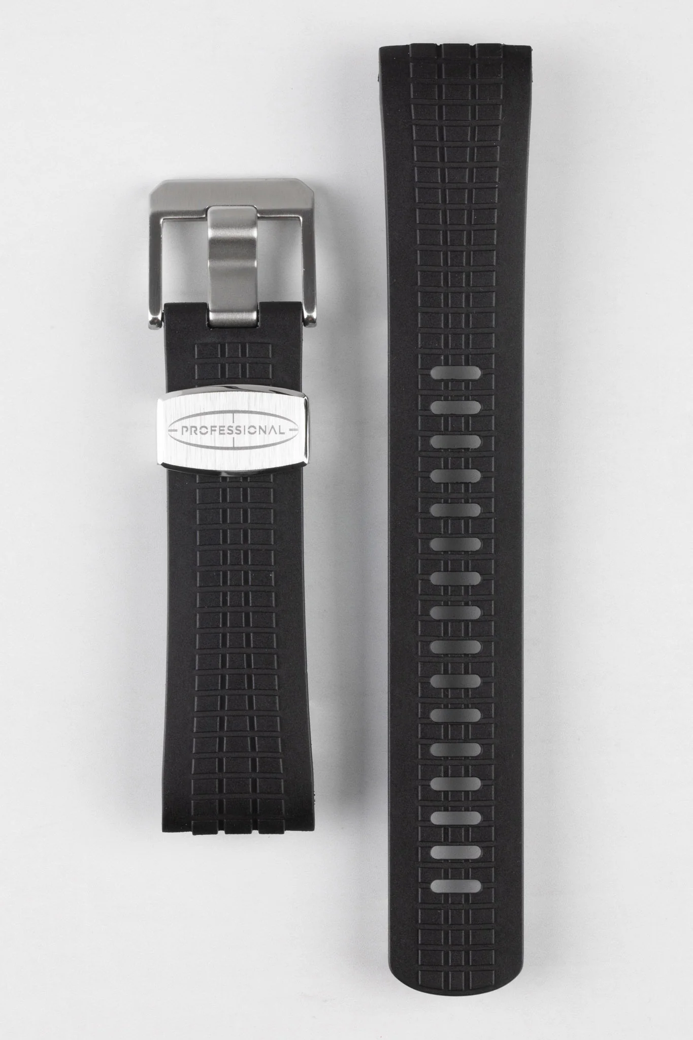 CRAFTER BLUE CB12 'Aquanaut' Rubber Watch Strap for Seiko Turtle – BLACK - Image 6