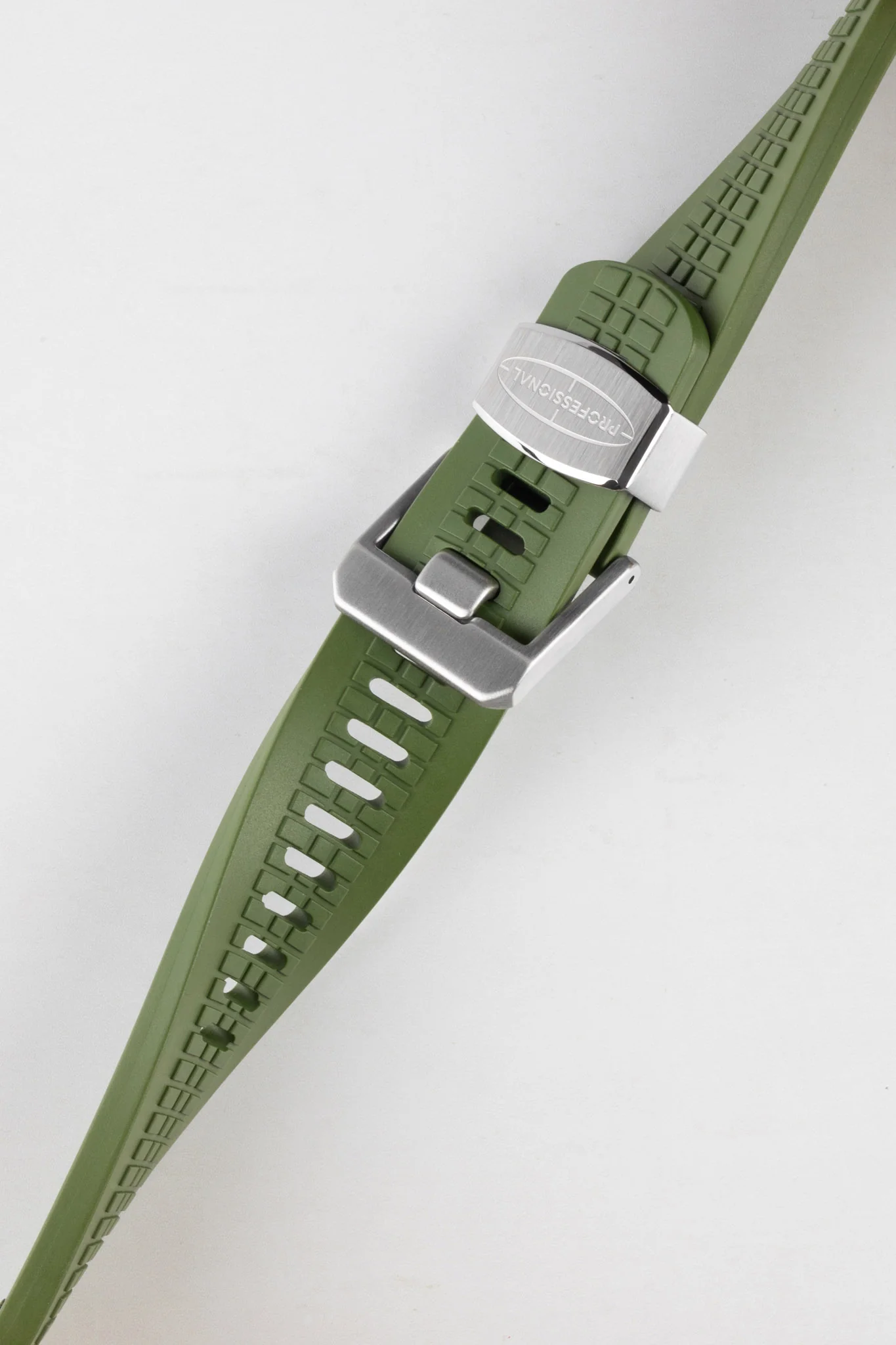 CRAFTER BLUE CB12 'Aquanaut' Rubber Watch Strap for Seiko Turtle – GREEN - Image 3