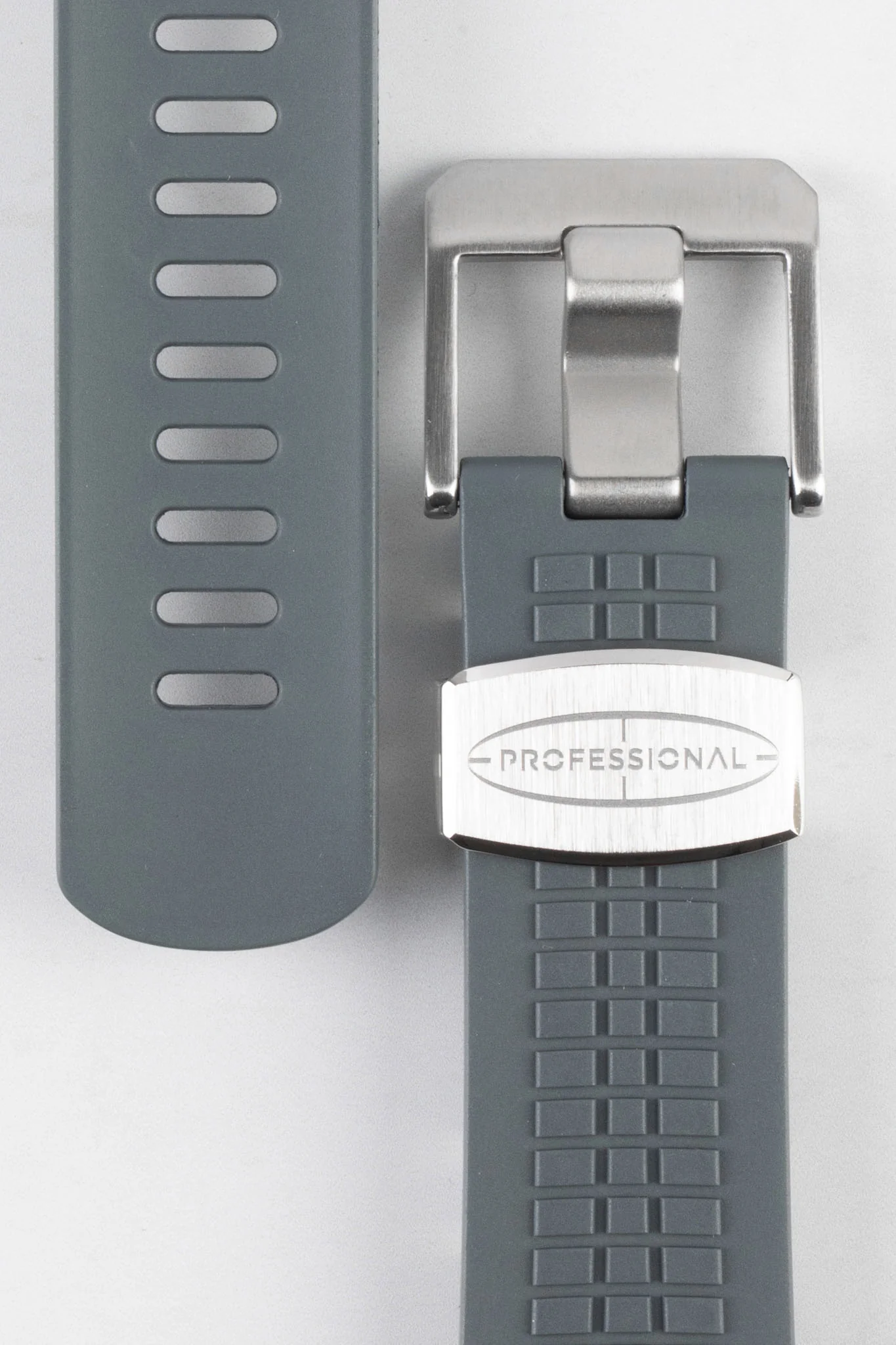 CRAFTER BLUE CB12 'Aquanaut' Rubber Watch Strap for Seiko Turtle – GREY - Image 2