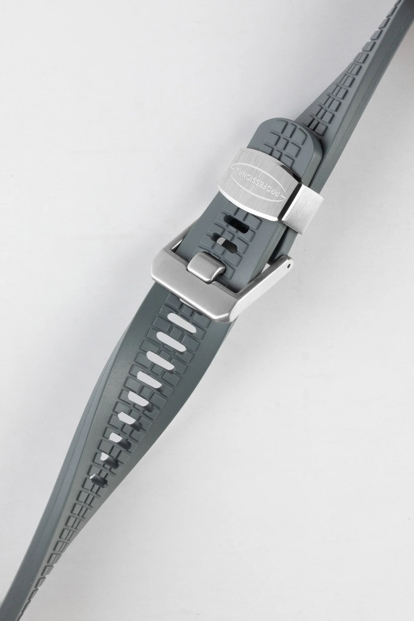 CRAFTER BLUE CB12 'Aquanaut' Rubber Watch Strap for Seiko Turtle – GREY - Image 3