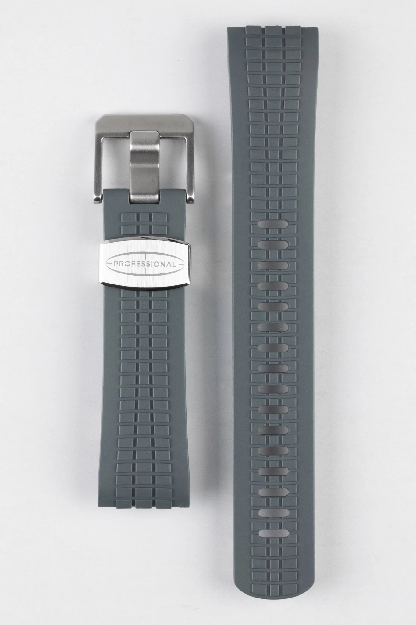 CRAFTER BLUE CB12 'Aquanaut' Rubber Watch Strap for Seiko Turtle – GREY - Image 6