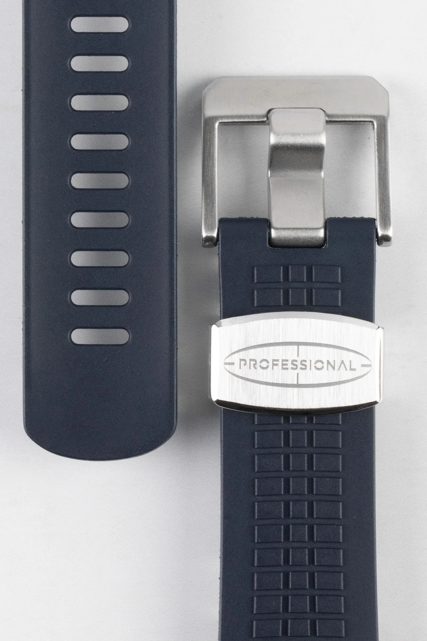 CRAFTER BLUE CB12 'Aquanaut' Rubber Watch Strap for Seiko Turtle – NAVY BLUE - Image 2