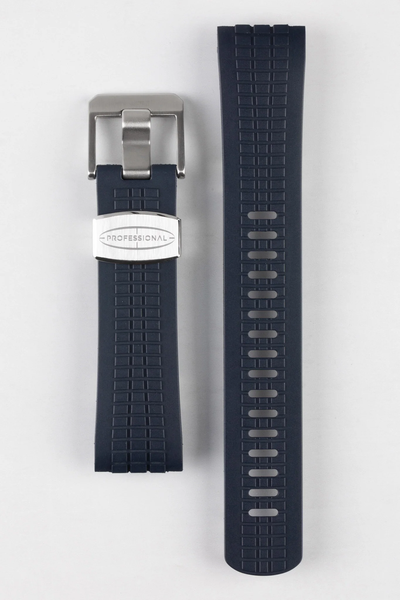 CRAFTER BLUE CB12 'Aquanaut' Rubber Watch Strap for Seiko Turtle – NAVY BLUE - Image 6