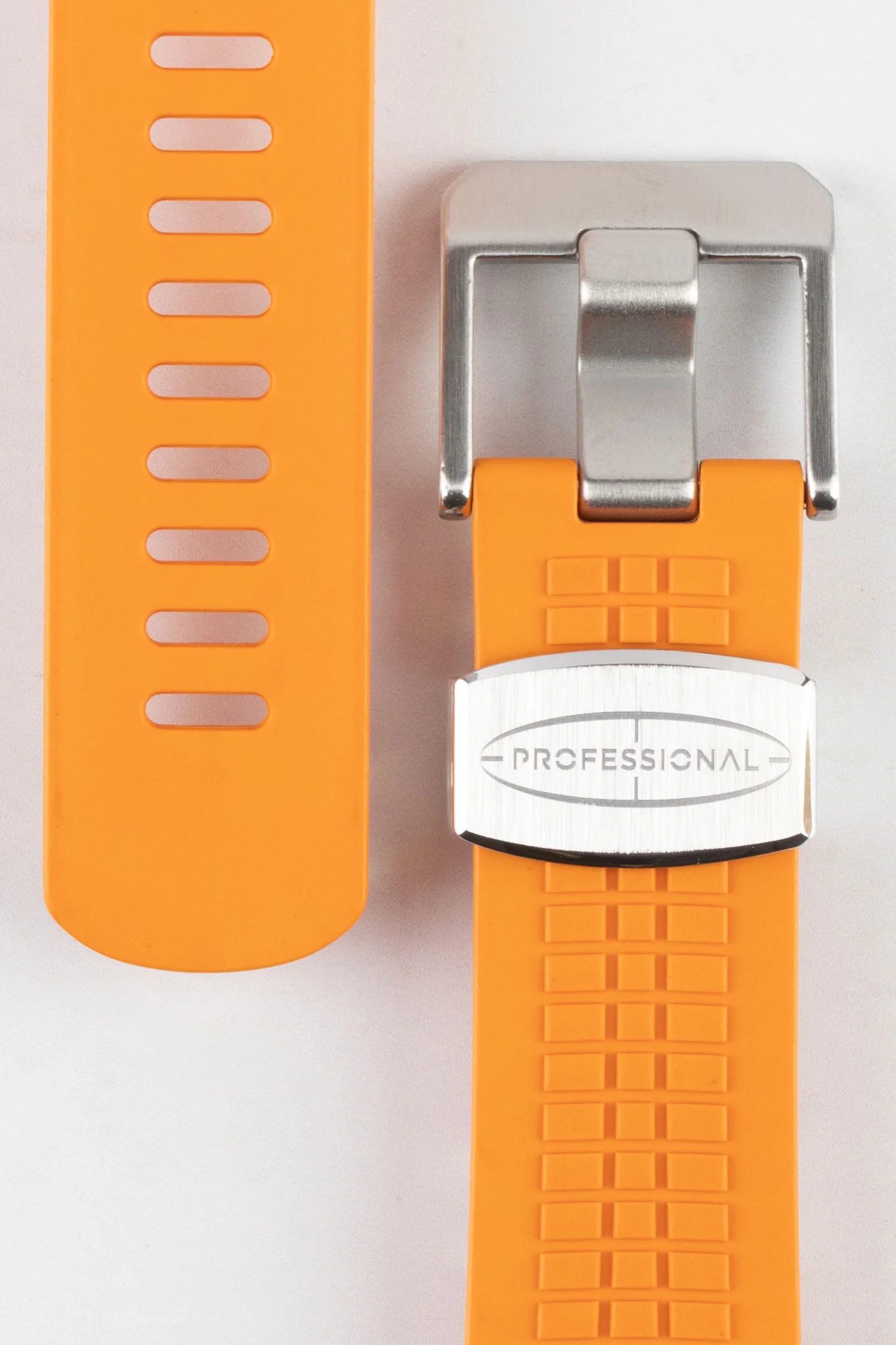 CRAFTER BLUE CB12 'Aquanaut' Rubber Watch Strap for Seiko Turtle – ORANGE - Image 2