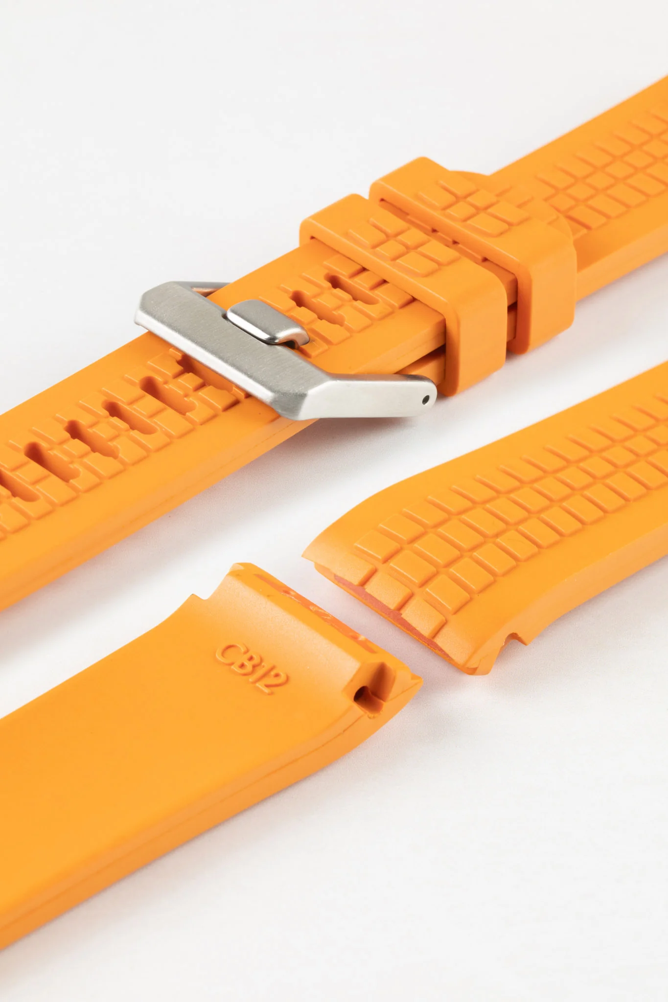 CRAFTER BLUE CB12 'Aquanaut' Rubber Watch Strap for Seiko Turtle – ORANGE - Image 5