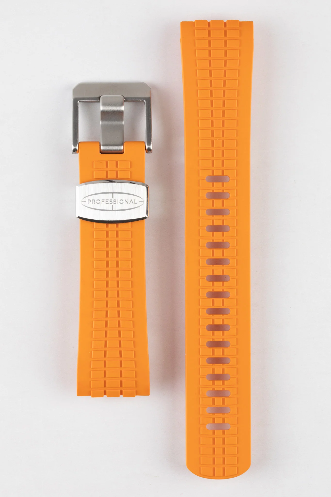 CRAFTER BLUE CB12 'Aquanaut' Rubber Watch Strap for Seiko Turtle – ORANGE - Image 6