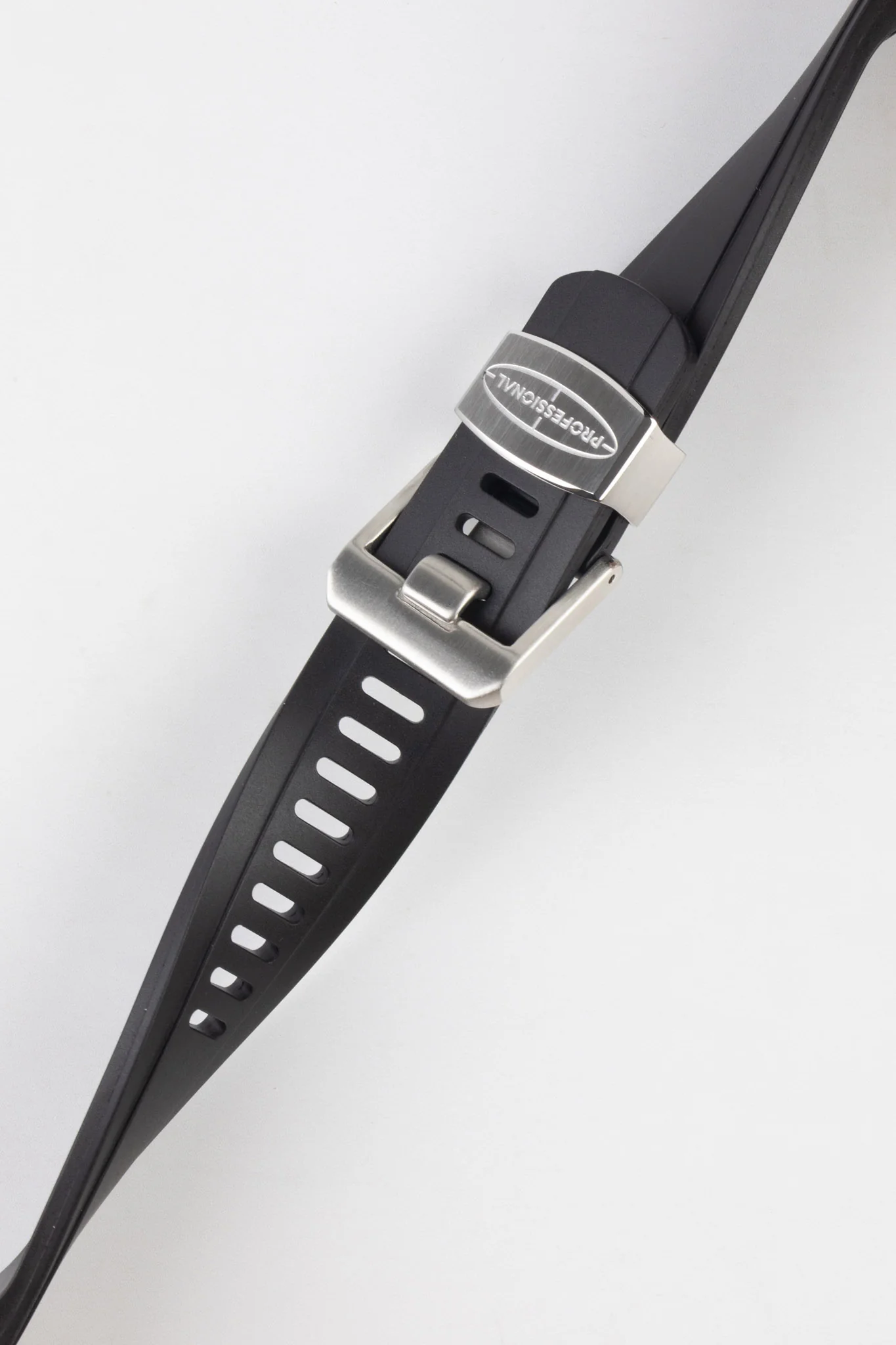 CRAFTER BLUE CB13 Rubber Watch Strap for Seiko Mini Turtle Series – BLACK with Rubber Keepers - Image 4