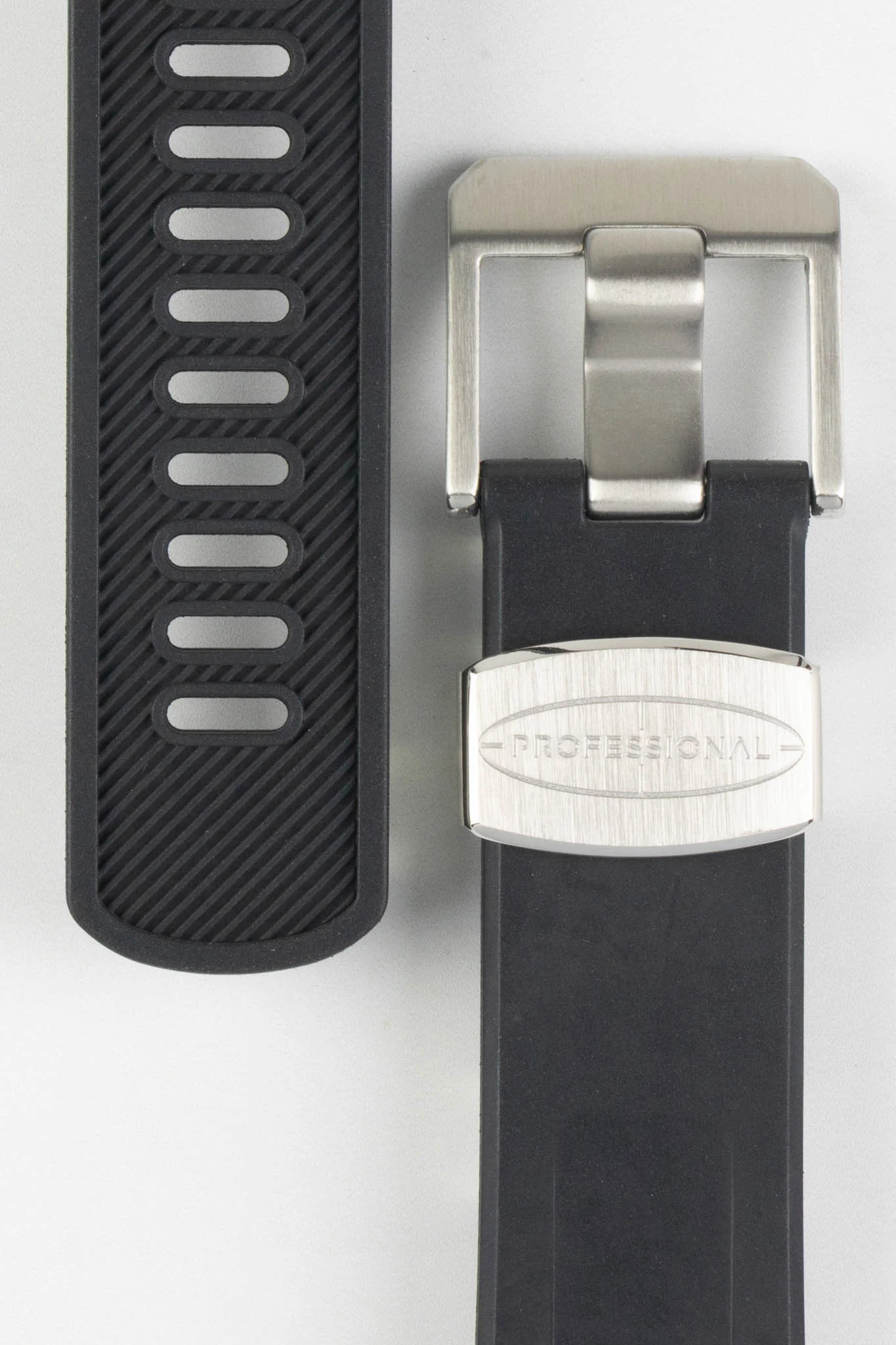 CRAFTER BLUE CB08 Rubber Watch Strap for Seiko "New" Turtle Series – BLACK - Image 3