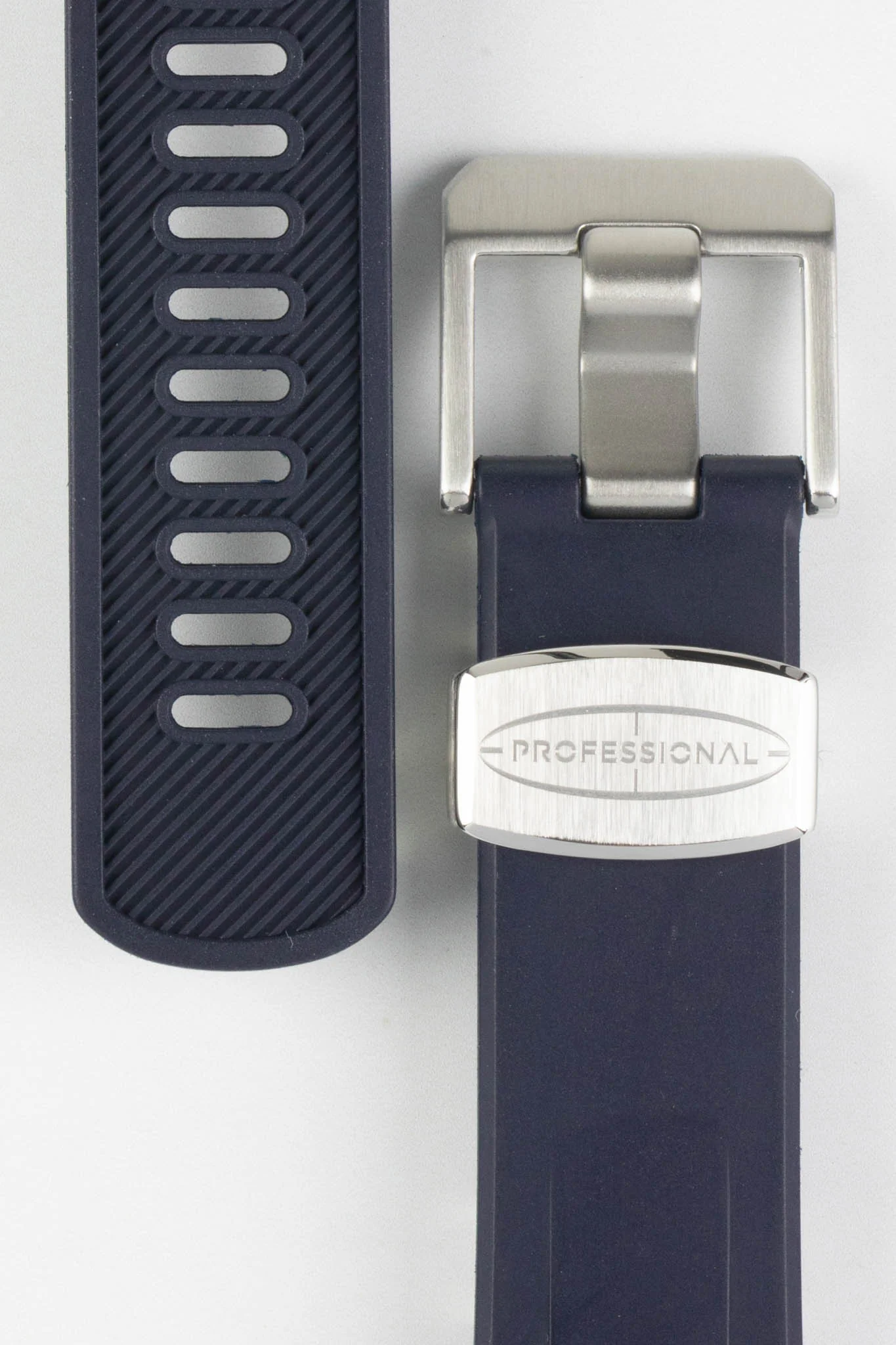 CRAFTER BLUE CB08 Rubber Watch Strap for Seiko "New" Turtle Series – NAVY BLUE - Image 3