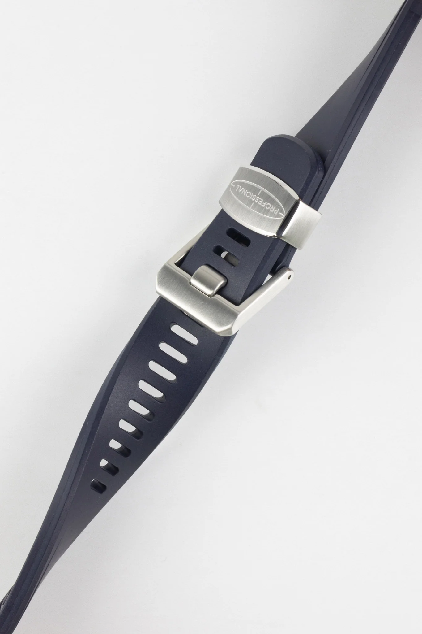 CRAFTER BLUE CB08 Rubber Watch Strap for Seiko "New" Turtle Series – NAVY BLUE - Image 4