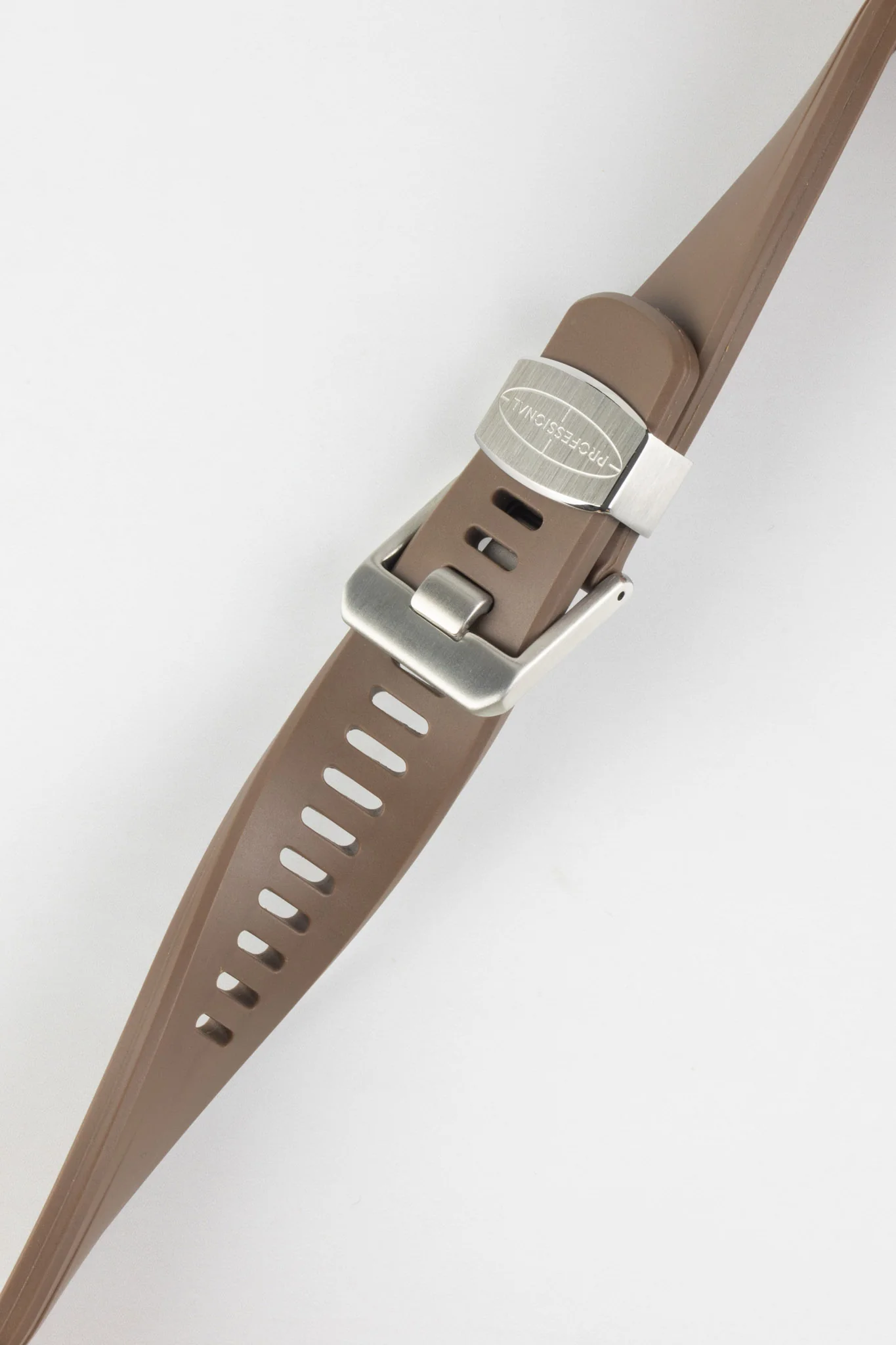 CRAFTER BLUE CB08 Rubber Watch Strap for Seiko "New" Turtle Series – BROWN - Image 4