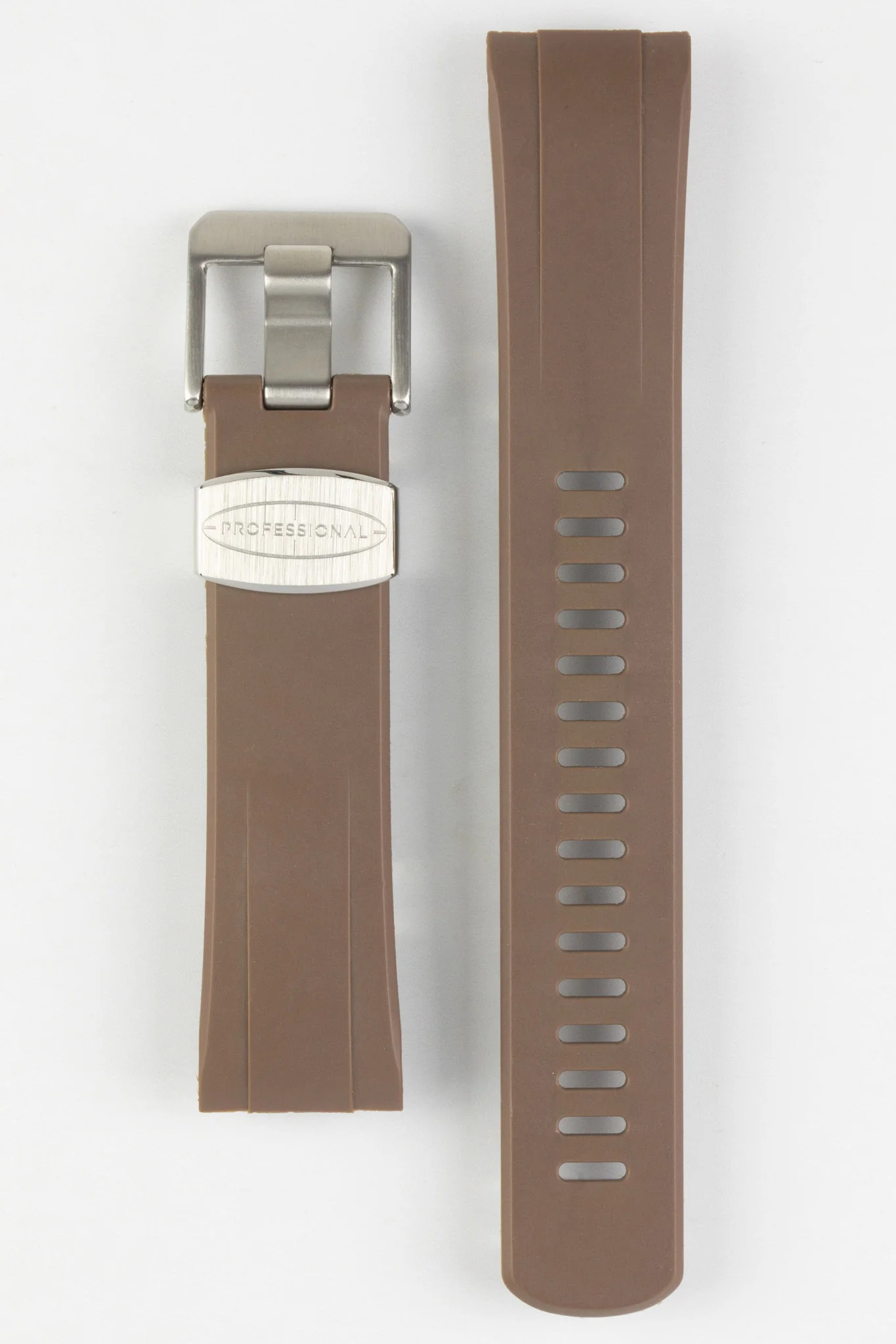 CRAFTER BLUE CB08 Rubber Watch Strap for Seiko "New" Turtle Series – BROWN - Image 7
