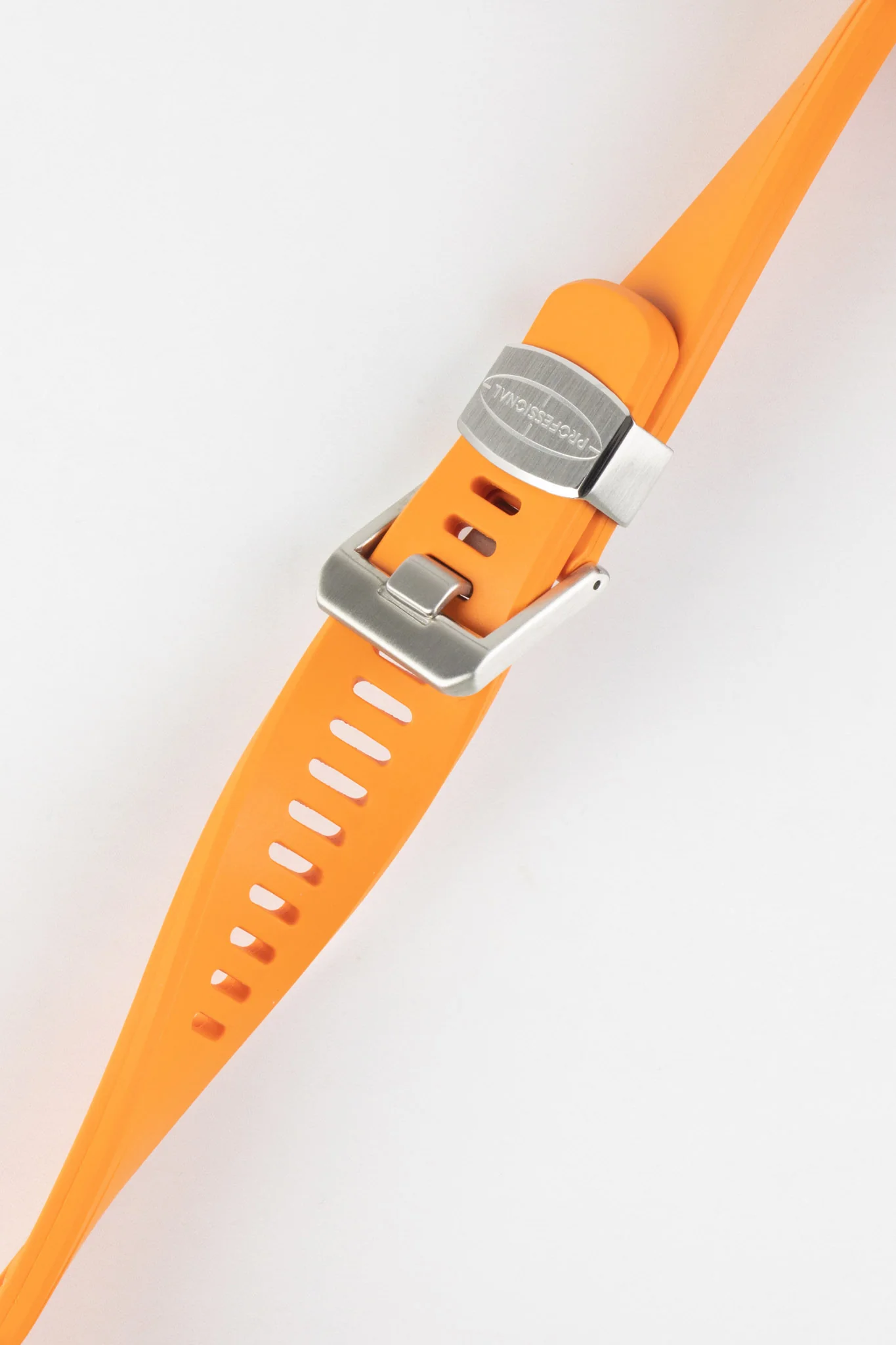 CRAFTER BLUE CB08 Rubber Watch Strap for Seiko "New" Turtle Series – ORANGE - Image 4