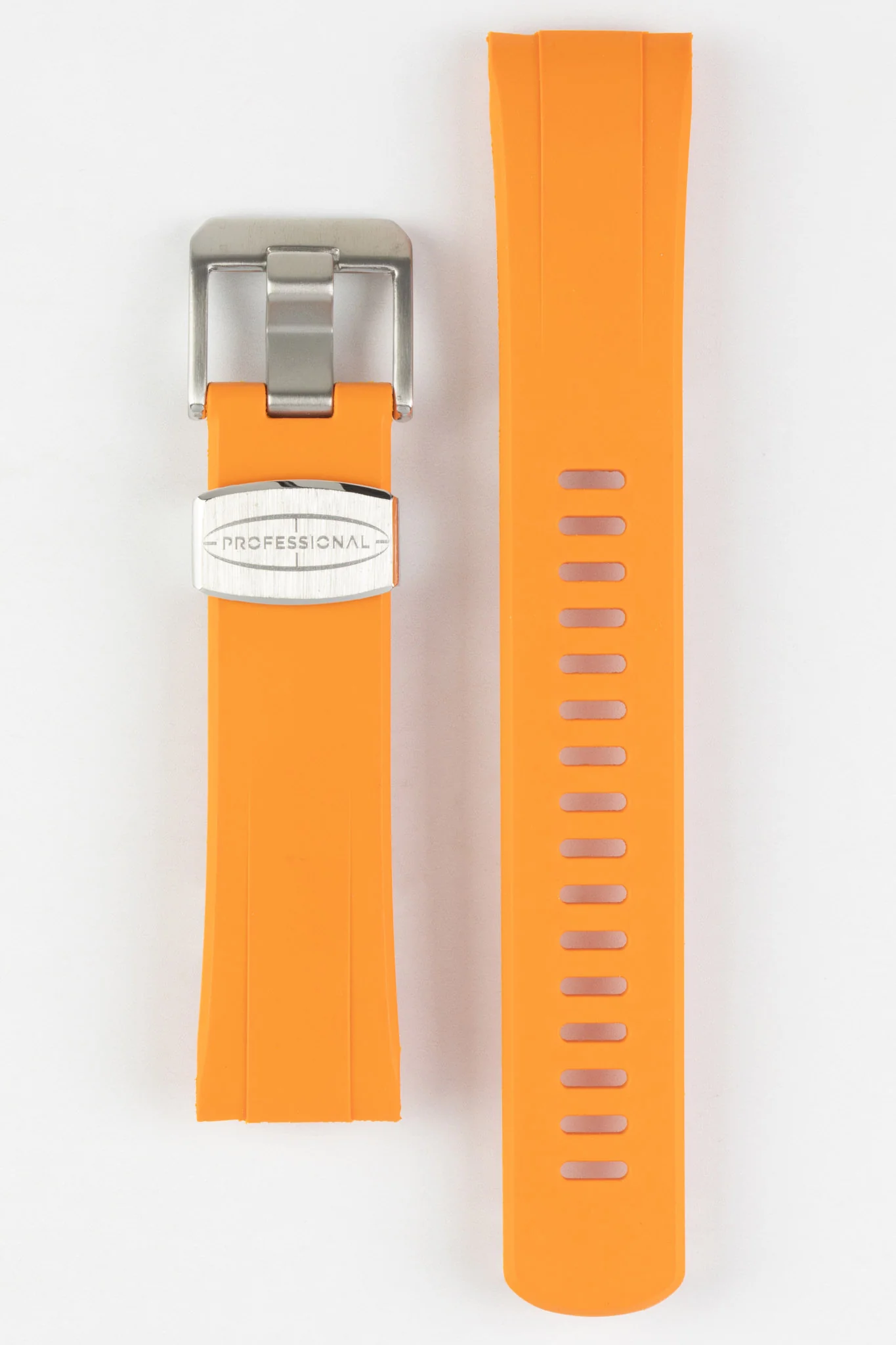 CRAFTER BLUE CB08 Rubber Watch Strap for Seiko "New" Turtle Series – ORANGE - Image 6
